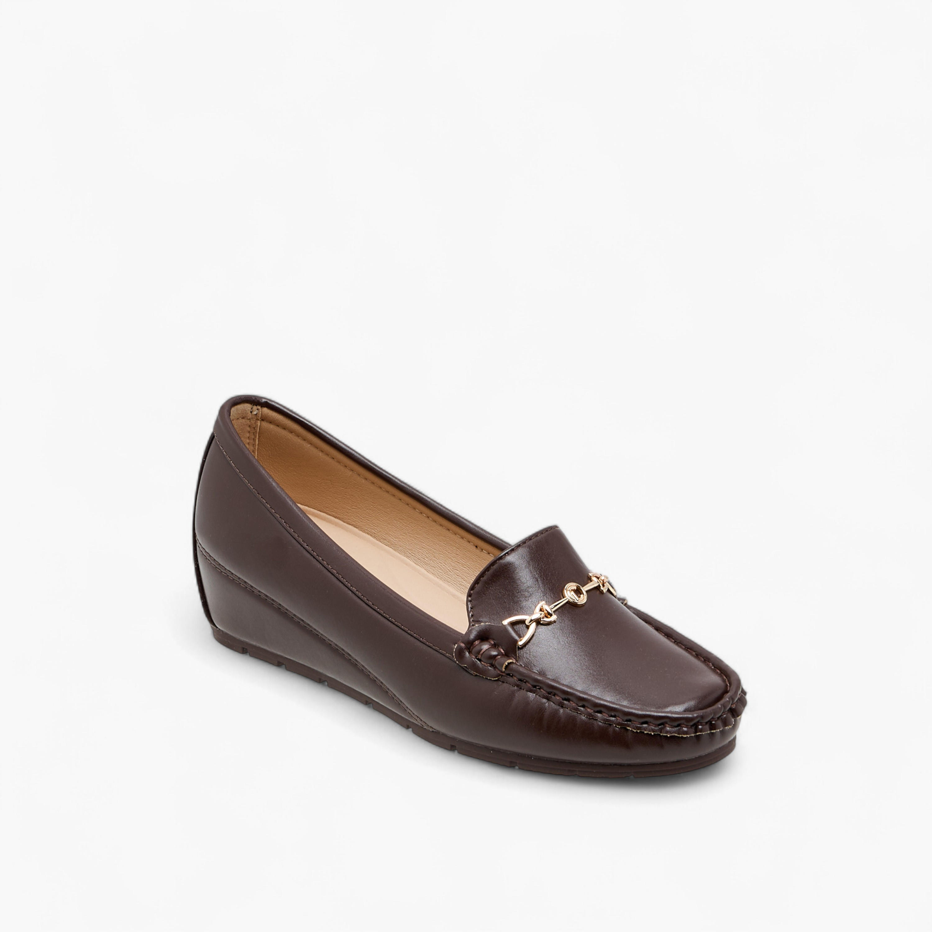 Le Confort Metal Accent Wedge Heel Loafers-women-shoes-loafersandmoccasins-image-2