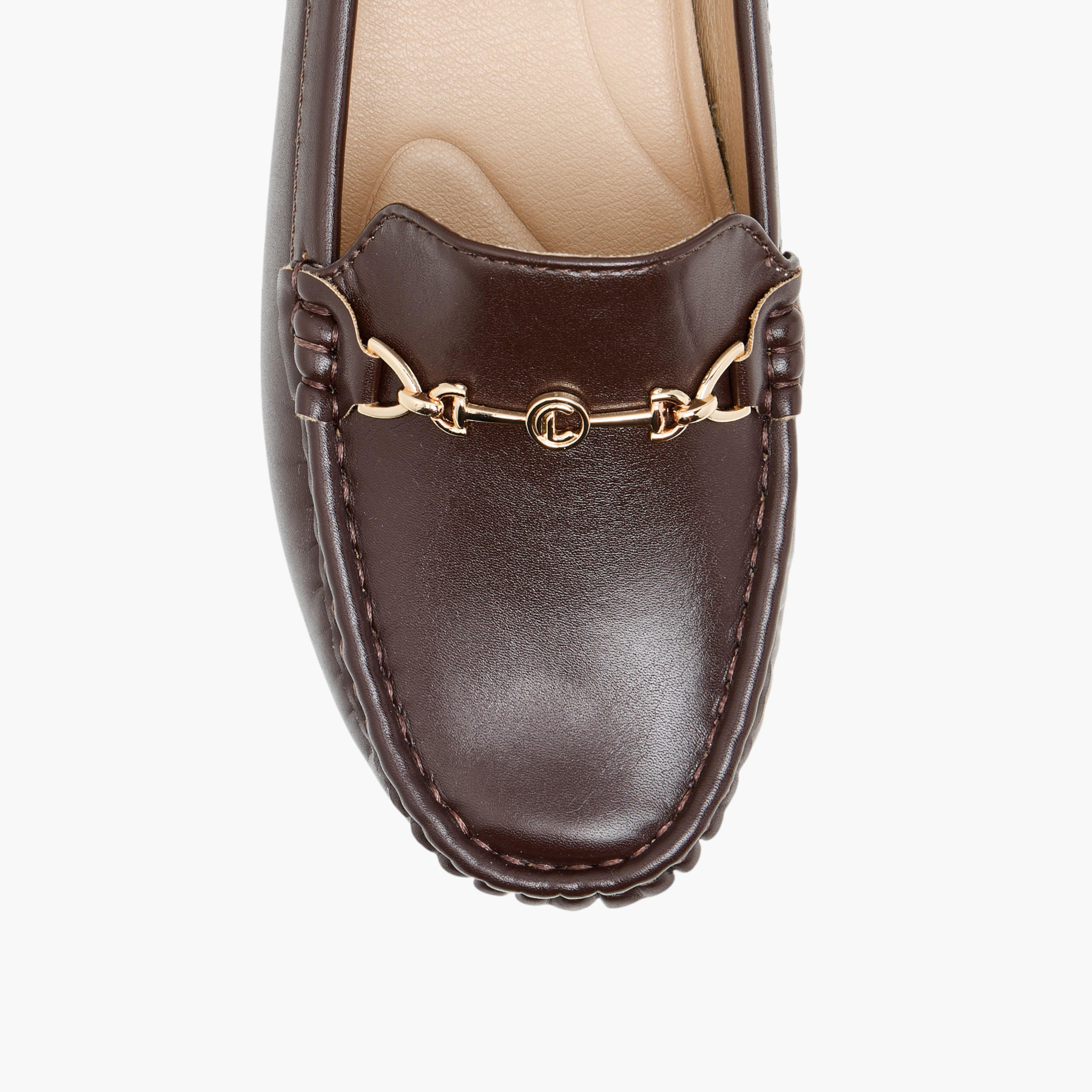 Le Confort Metal Accent Wedge Heel Loafers-women-shoes-loafersandmoccasins-image-4