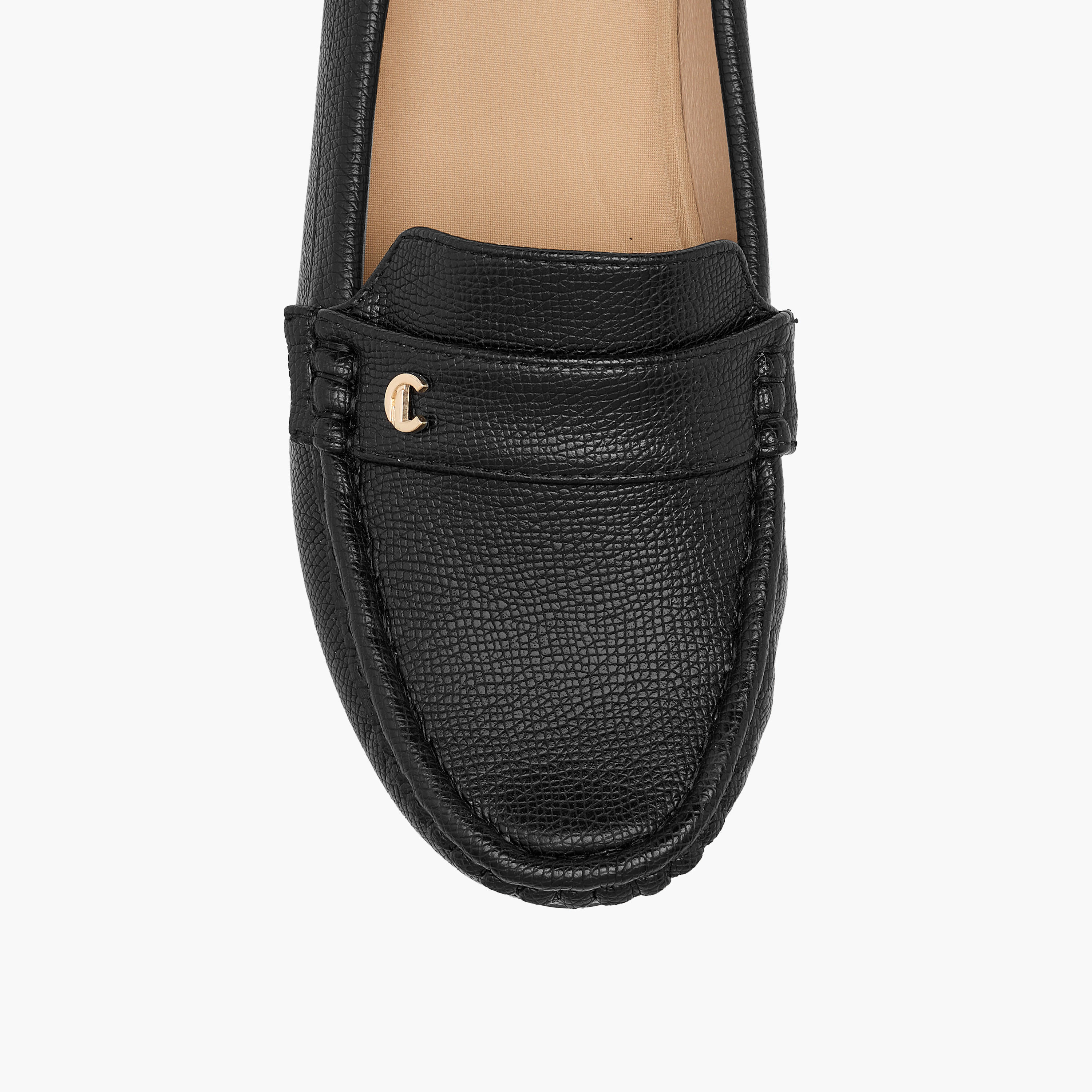 Le Confort Textured Slip-On Loafers with Wedge Heels-women-shoes-loafersandmoccasins-image-4