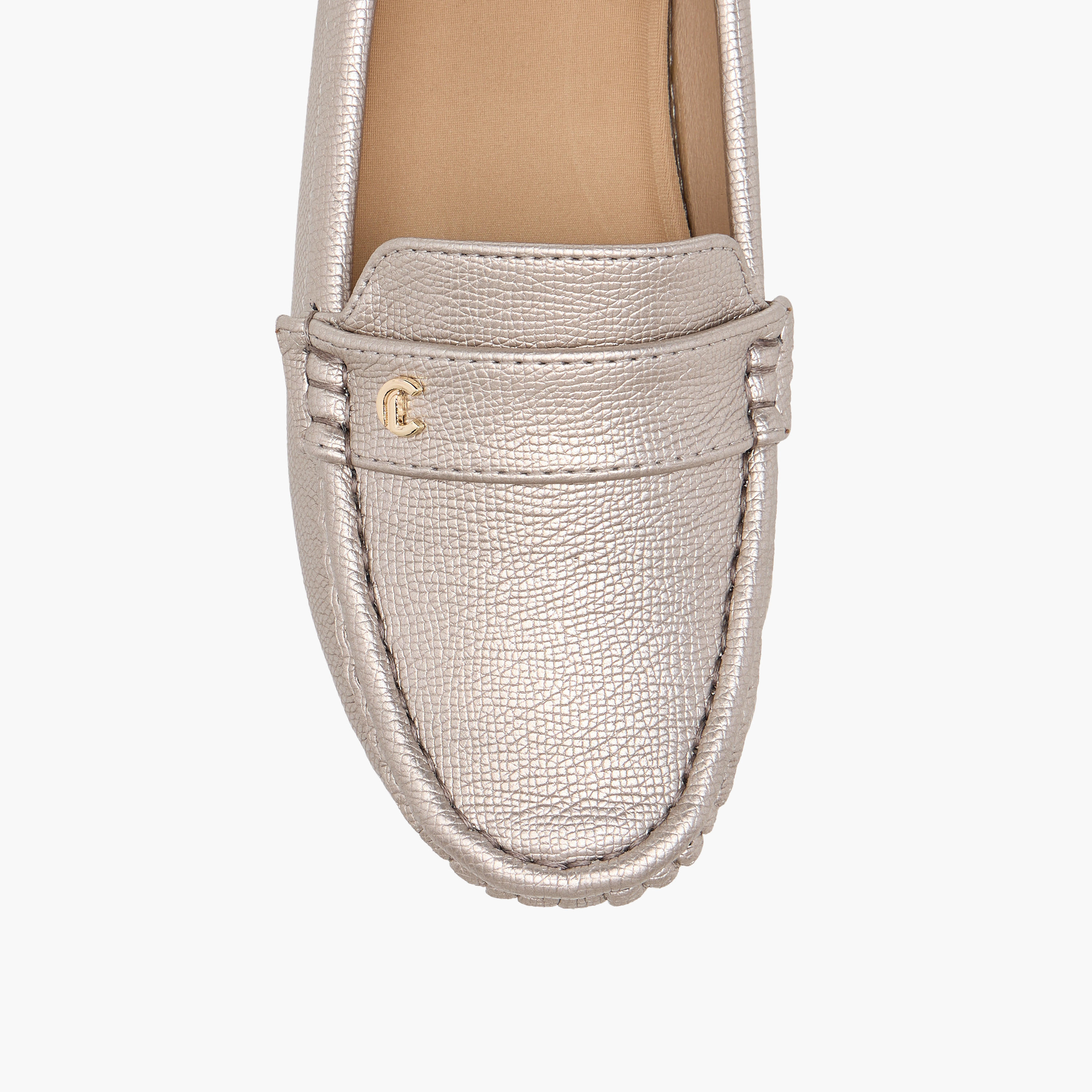 Le Confort Textured Slip-On Loafers with Wedge Heels-women-shoes-loafersandmoccasins-image-4