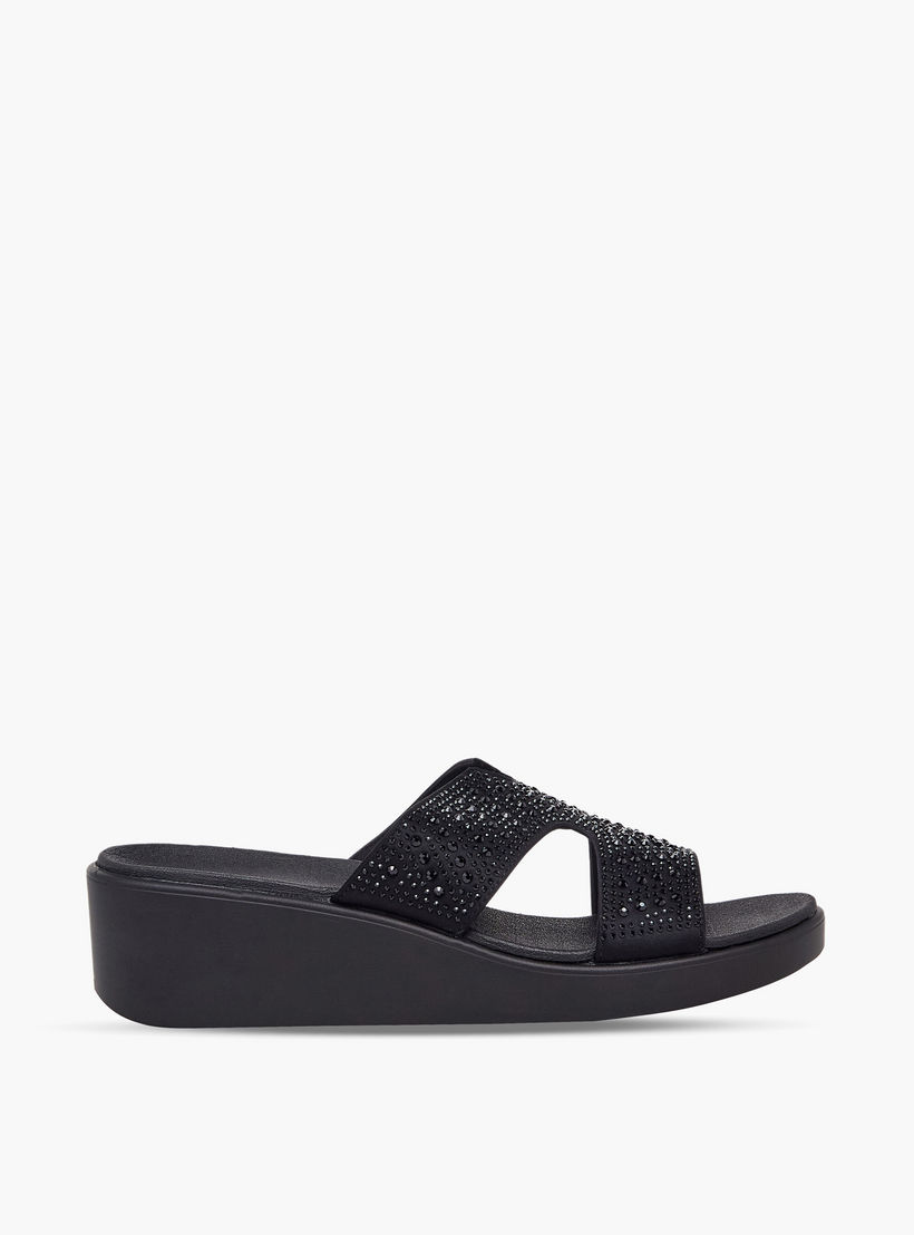 صندل مريح مزين بكعب ويدج للنساء من لو كونفورت-women-shoes-sandals-heeled-image-3