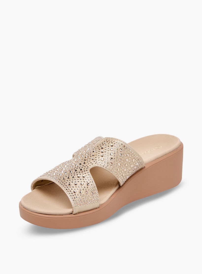 صندل مريح مزين بكعب ويدج للنساء من لو كونفورت-women-shoes-sandals-heeled-image-4