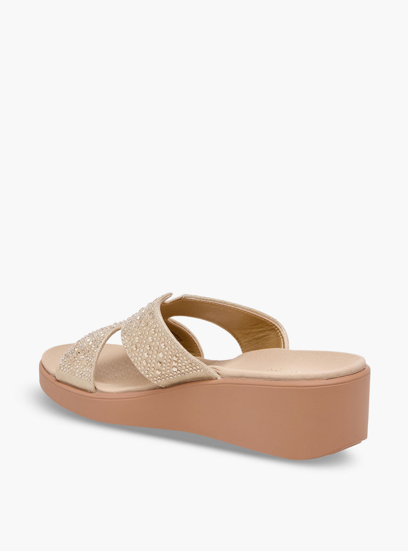 صندل مريح مزين بكعب ويدج للنساء من لو كونفورت-women-shoes-sandals-heeled-image-5