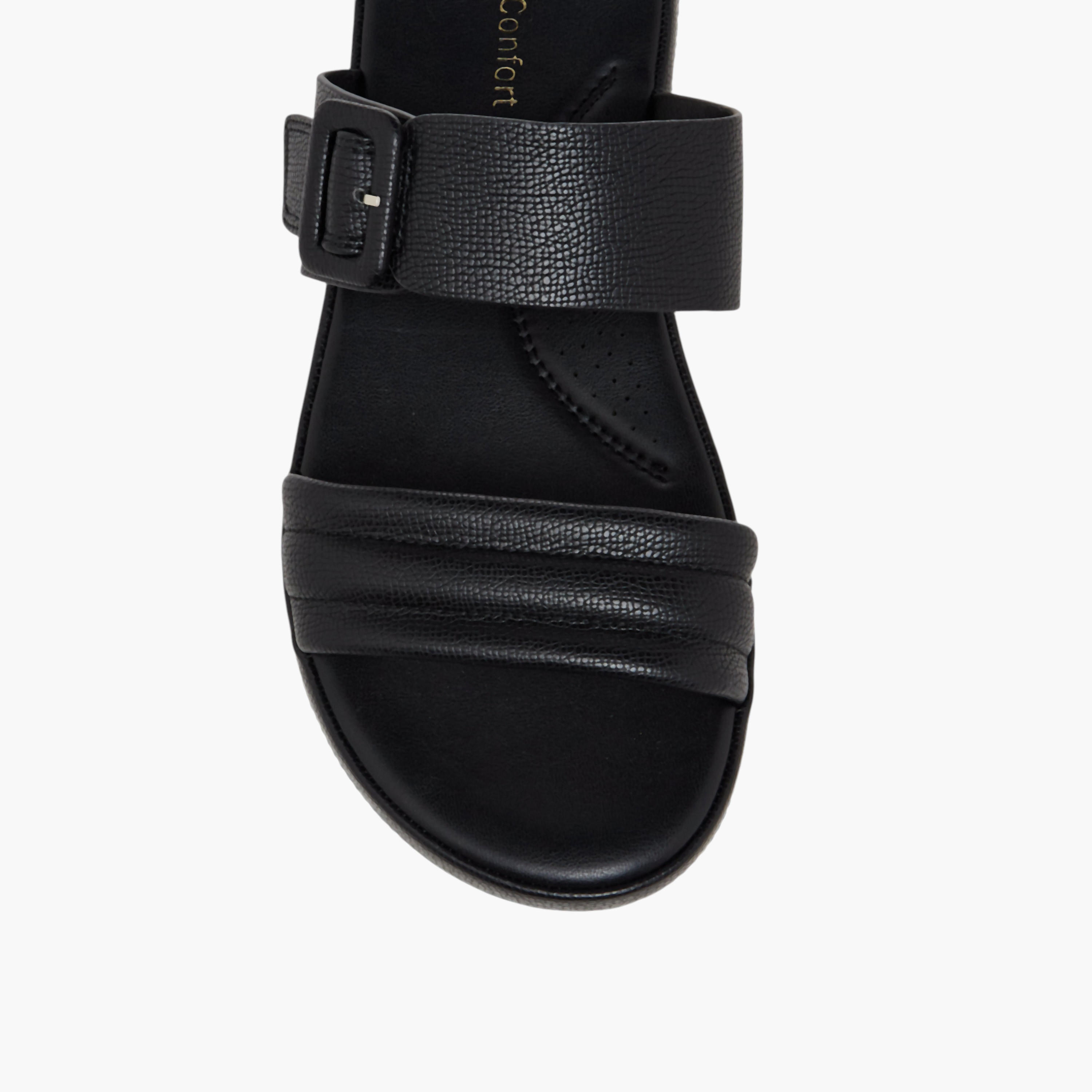 Le Confort Women Buckle Detail Sandals-women-shoes-flats-sandals-image-4