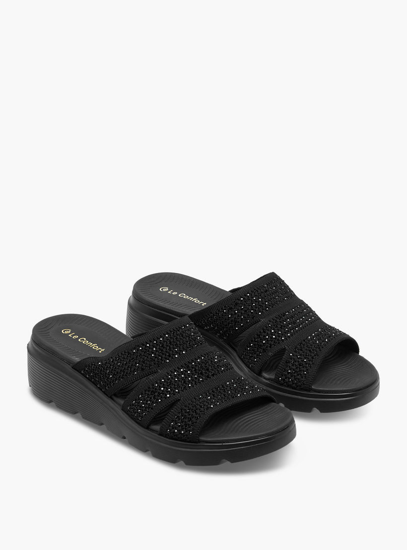 Le Confort Women Embellished Sandals-women-shoes-sandals-heeled-image-1