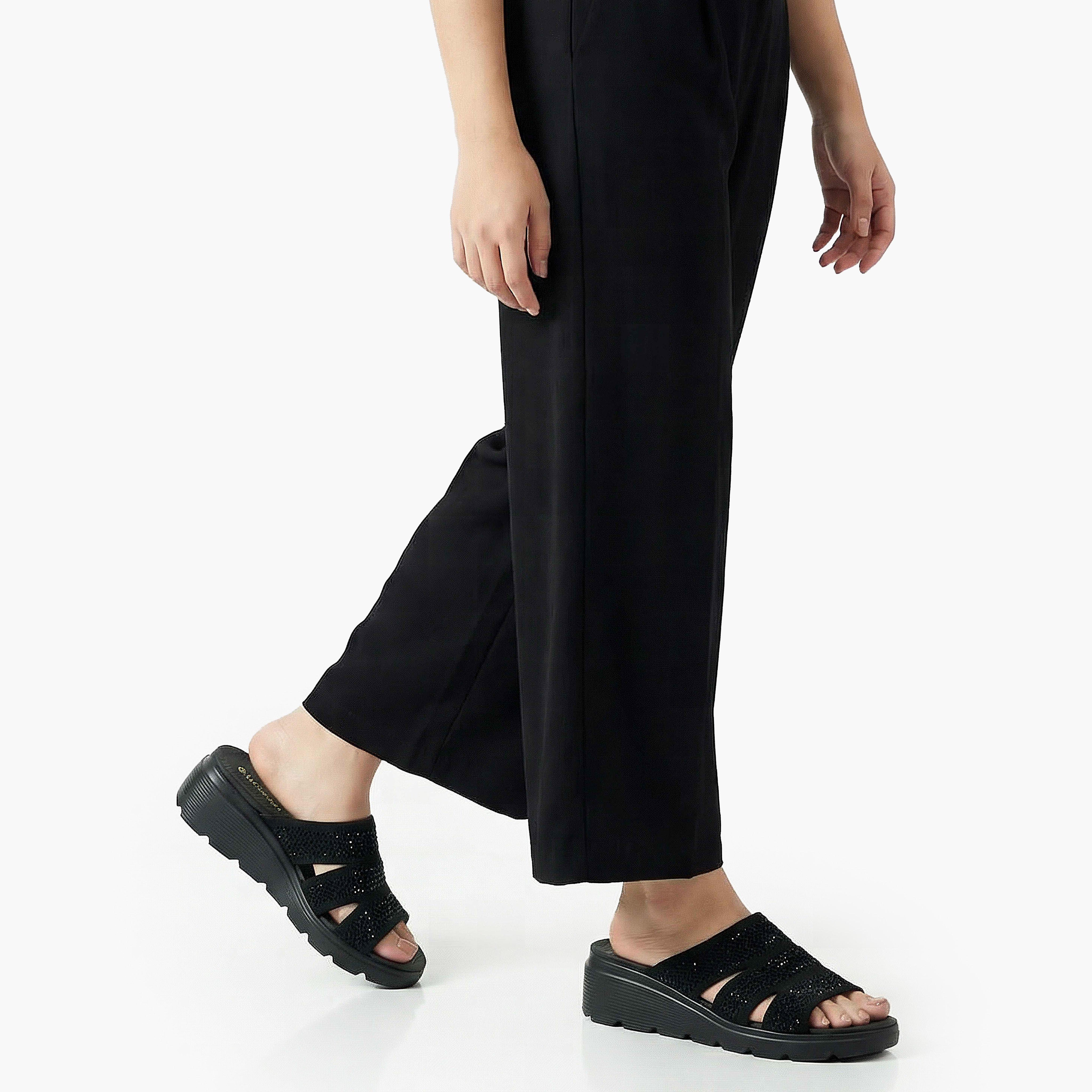 Le Confort Women Embellished Sandals-women-shoes-sandals-heeled-image-2