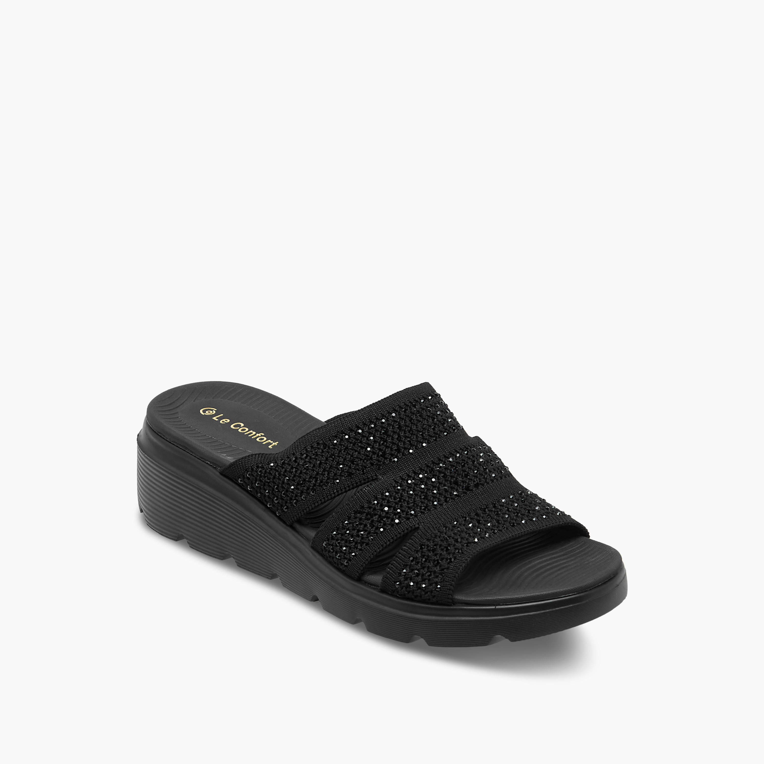 Le Confort Women Embellished Sandals-women-shoes-sandals-heeled-image-3