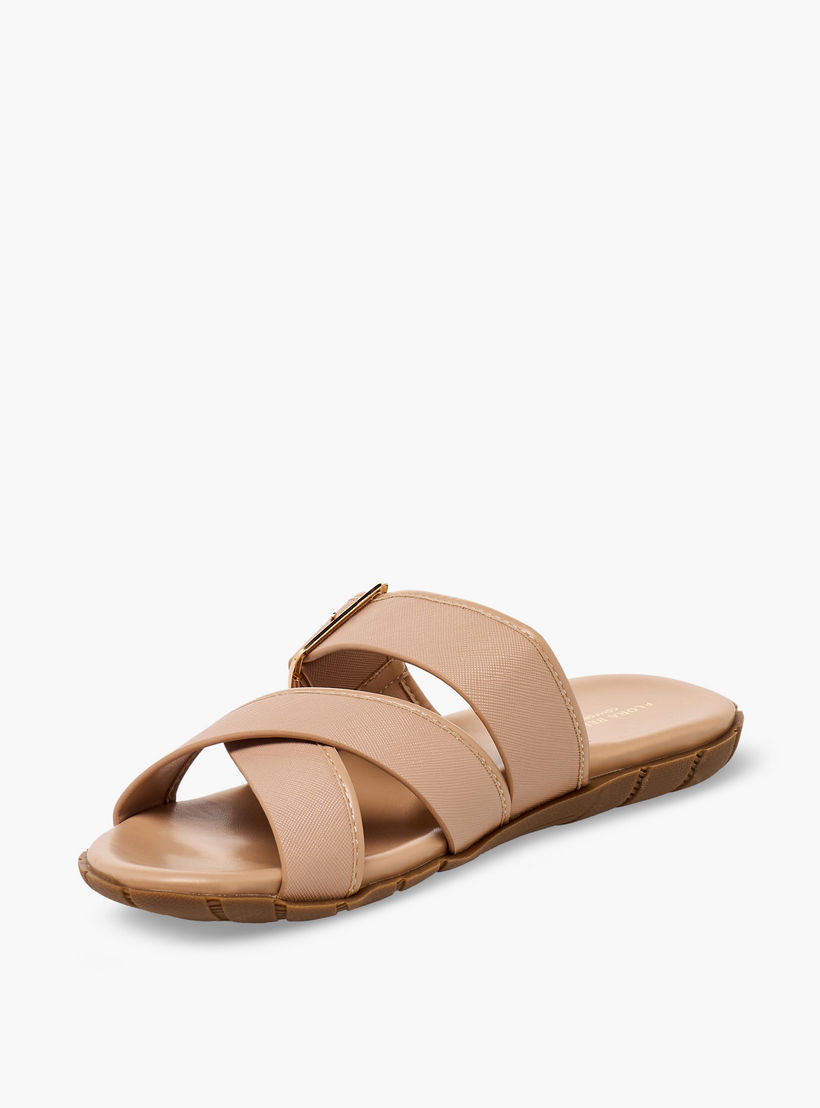 Flora Bella Women Buckle Accent Cross Strap Sandals-women-shoes-flats-sandals-image-4
