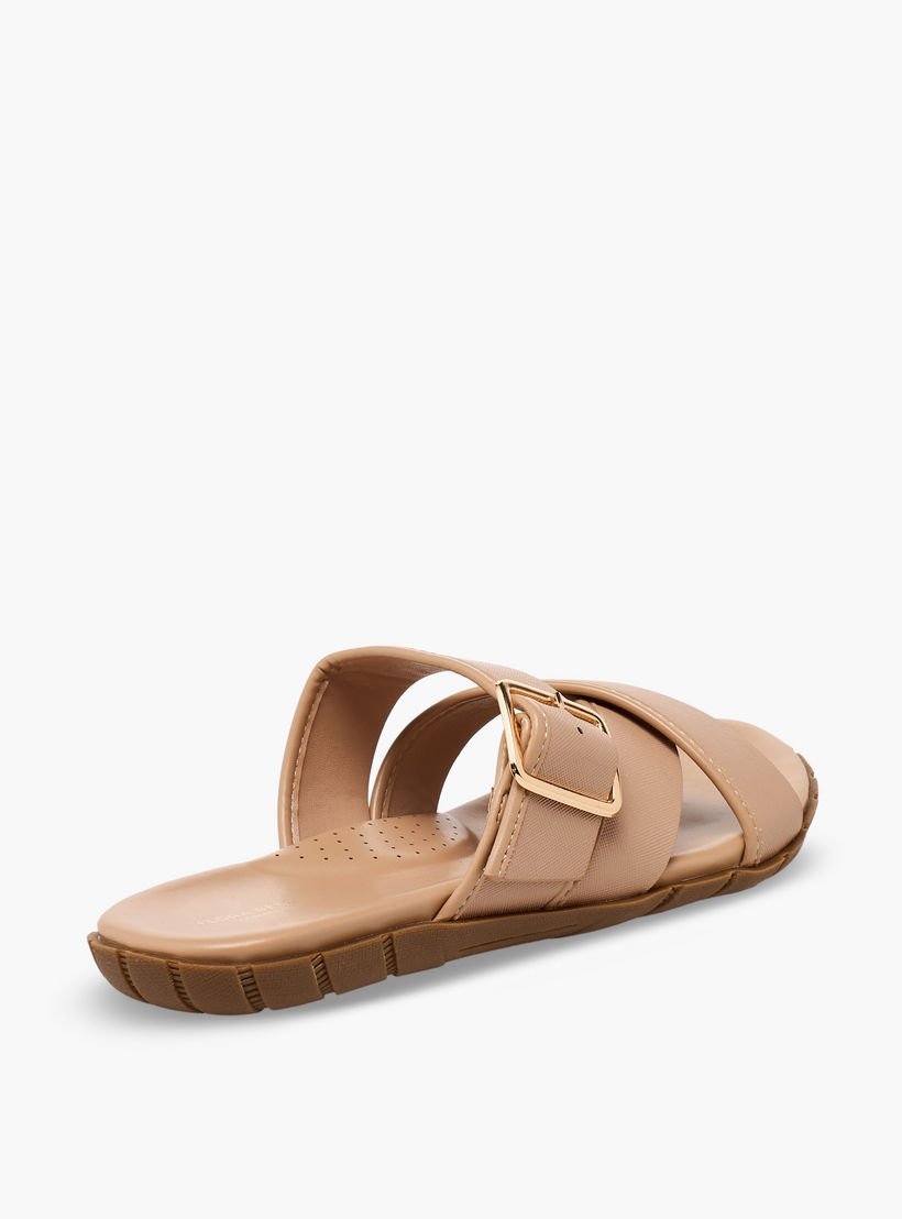Flora Bella Women Buckle Accent Cross Strap Sandals-women-shoes-flats-sandals-image-6