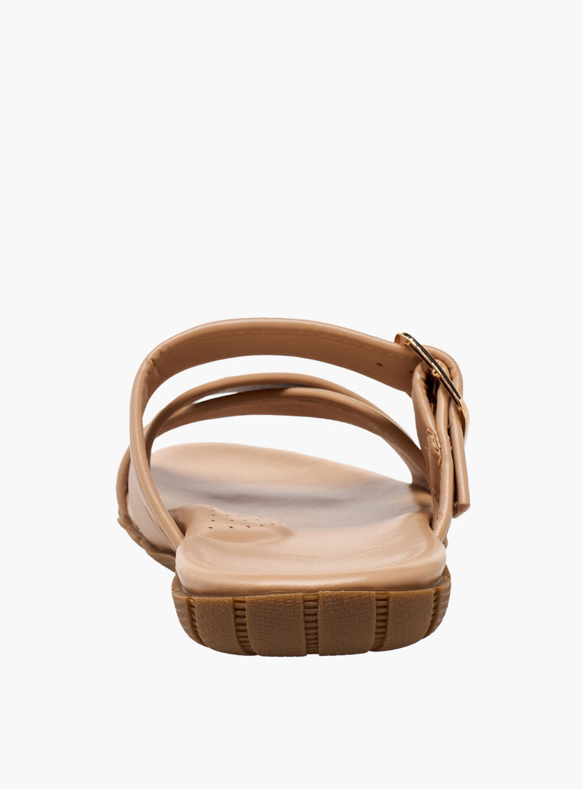 Flora Bella Women Buckle Accent Cross Strap Sandals-women-shoes-flats-sandals-image-8