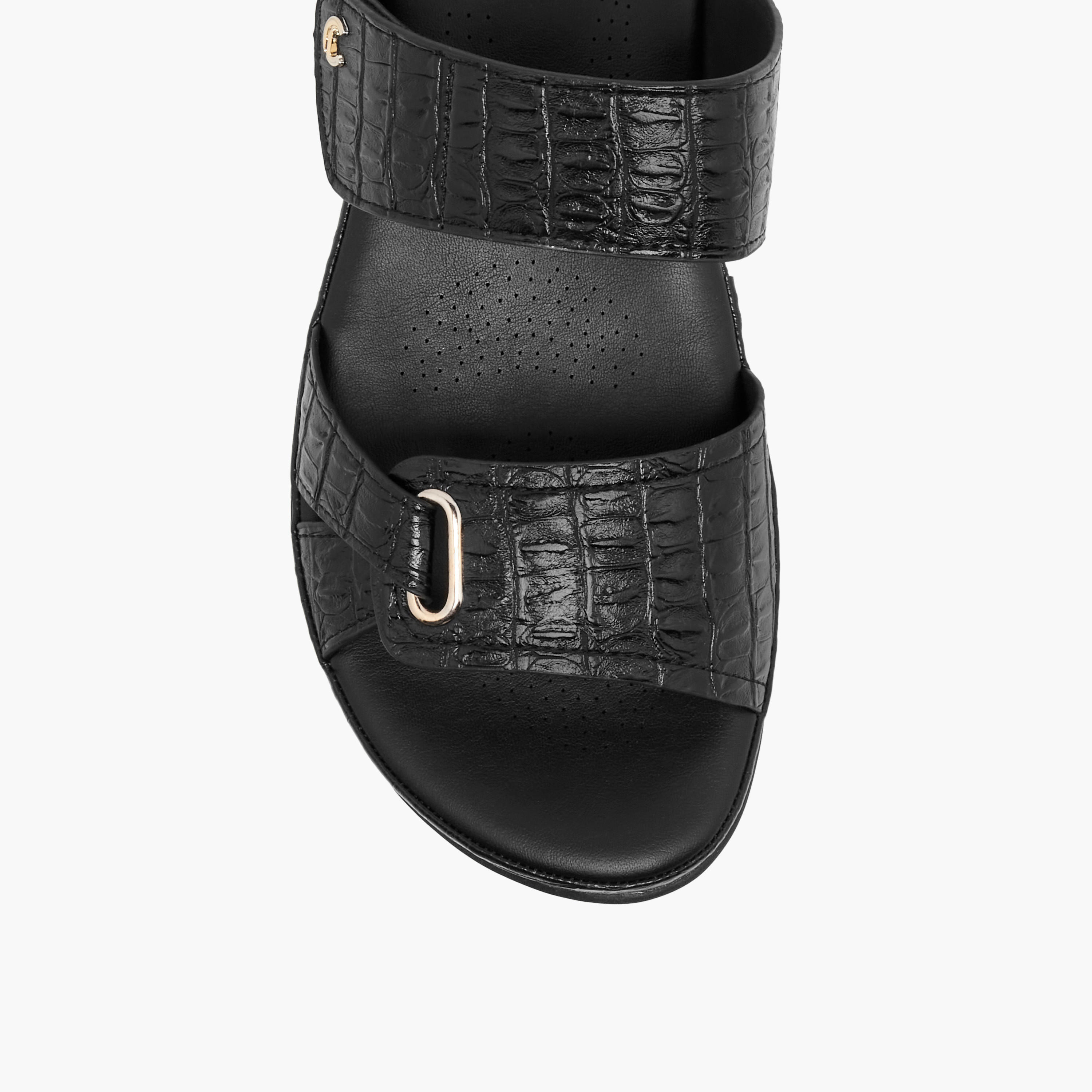 Le Confort Women Textured Comfort Sandals-women-shoes-flats-sandals-image-4
