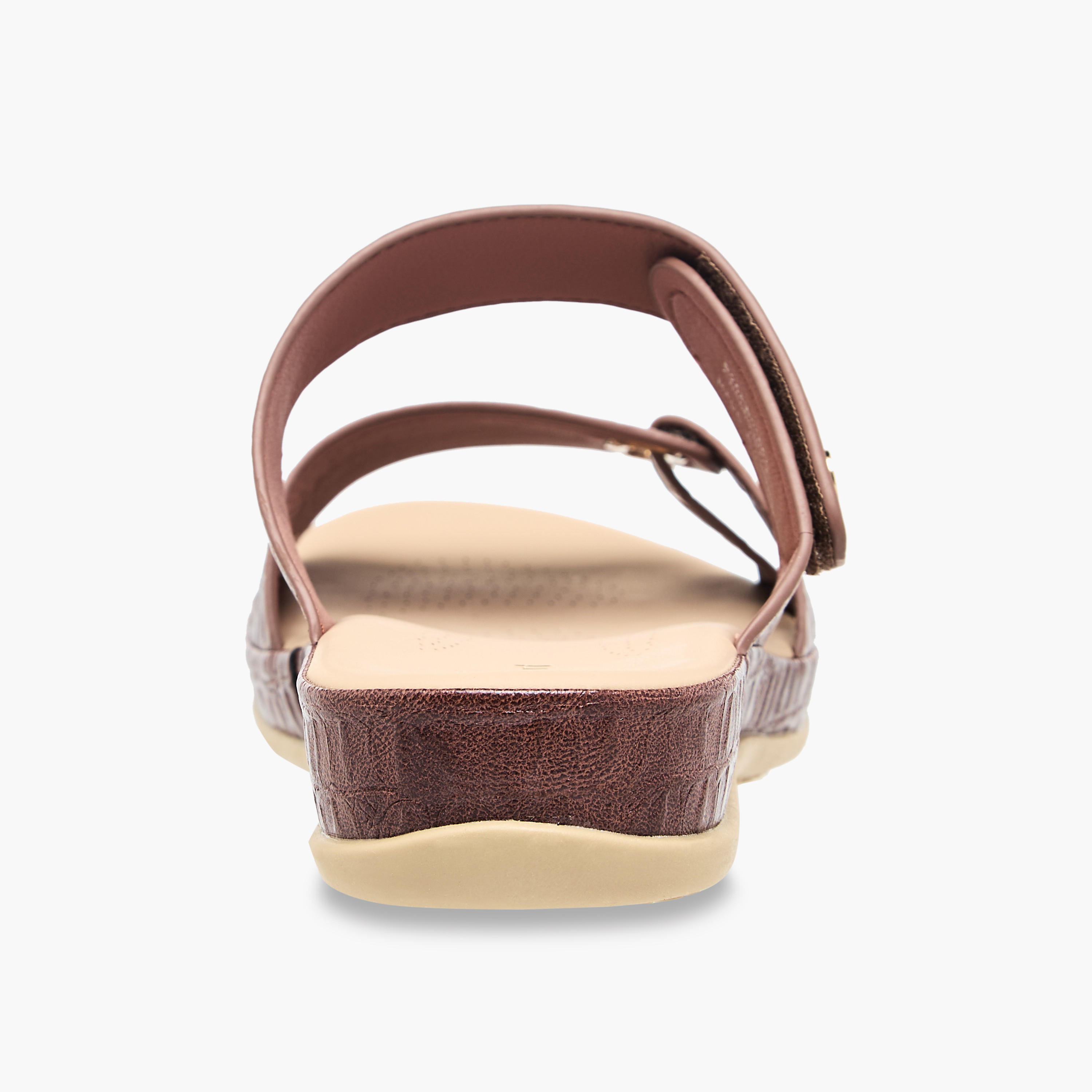 Le Confort Women Textured Comfort Sandals-women-shoes-flats-sandals-image-4