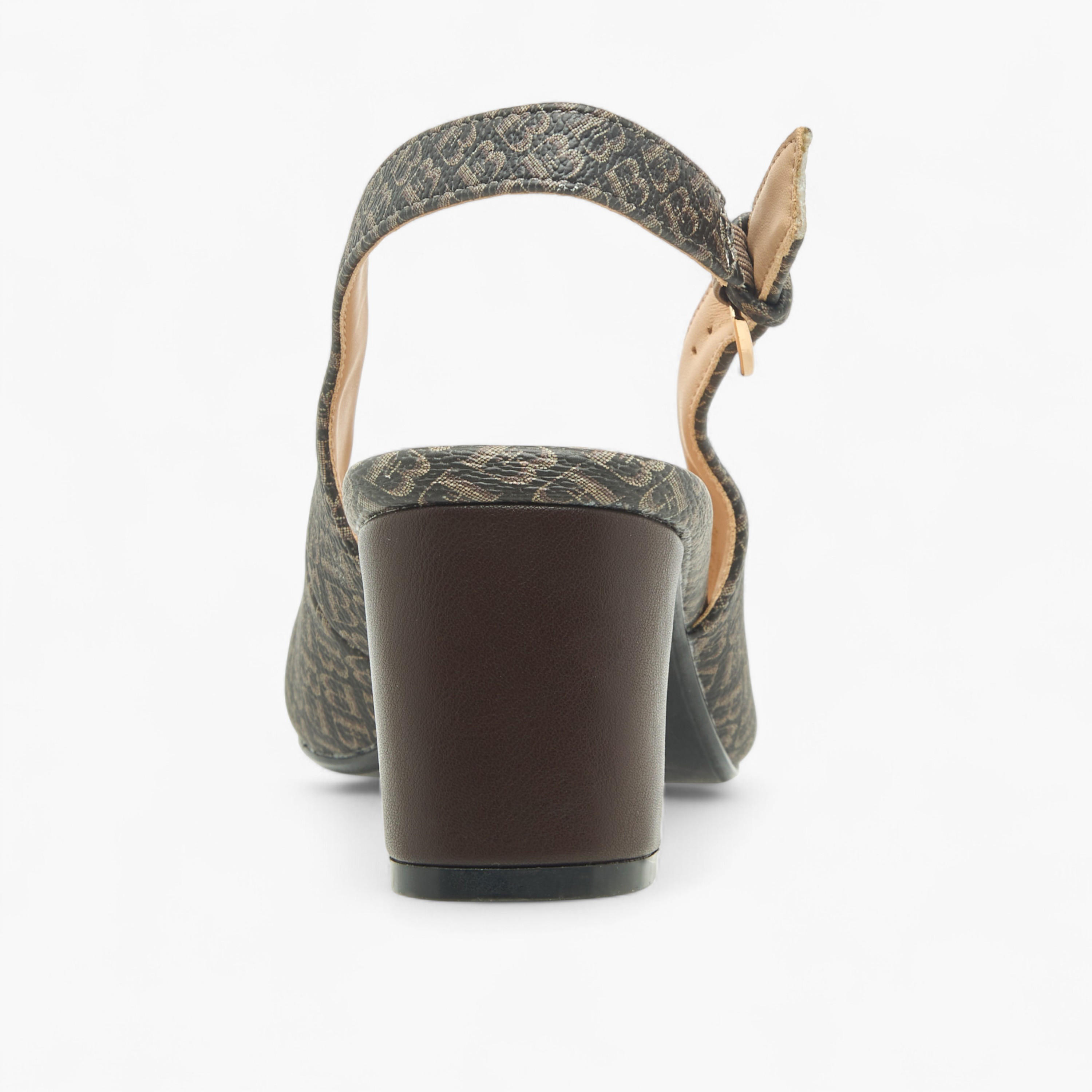 Flora Bella Women Monogram Print Block Heel Shoes-women-shoes-heels-image-5