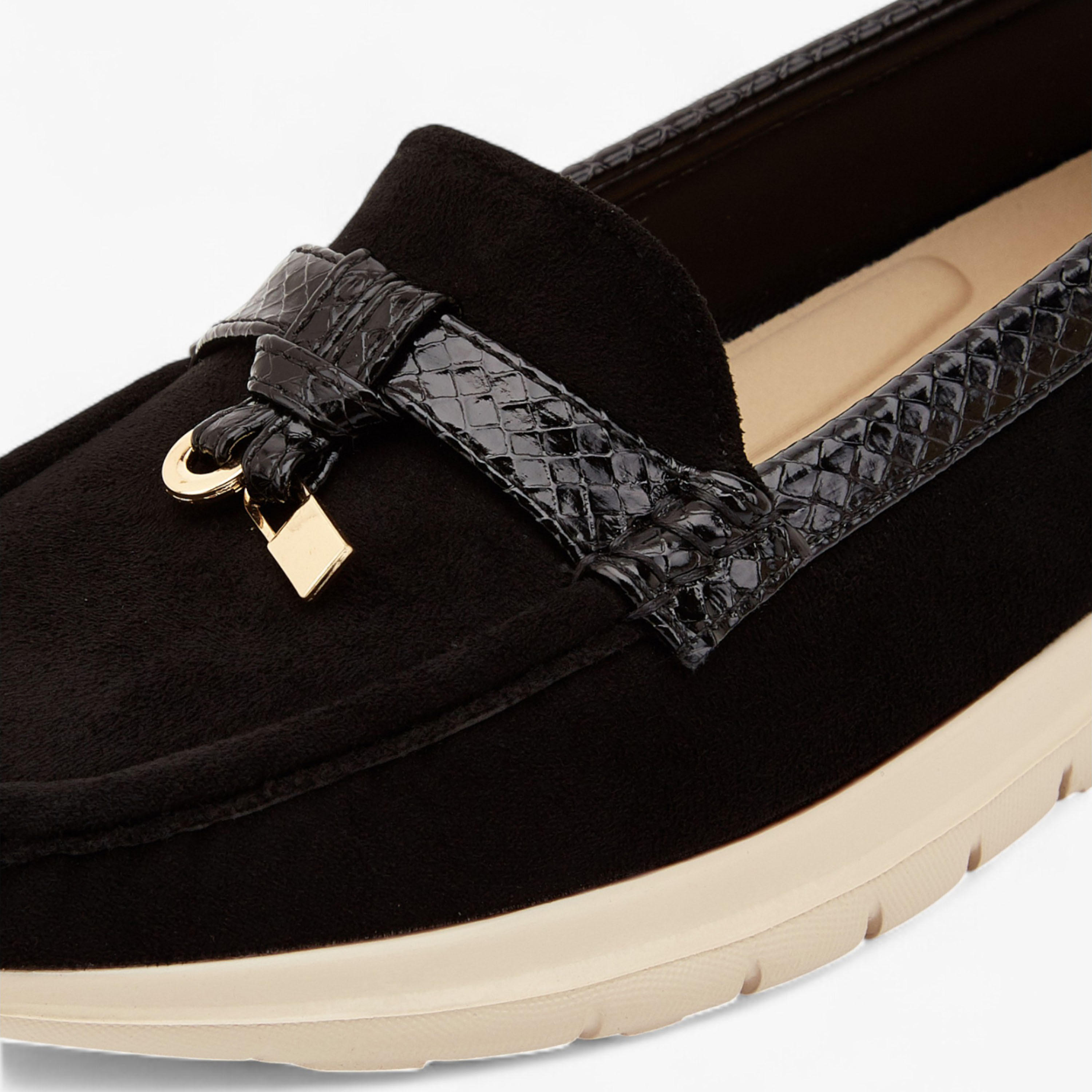 Le Confort Women Charm Detail Suede Loafers-women-shoes-loafersandmoccasins-image-4
