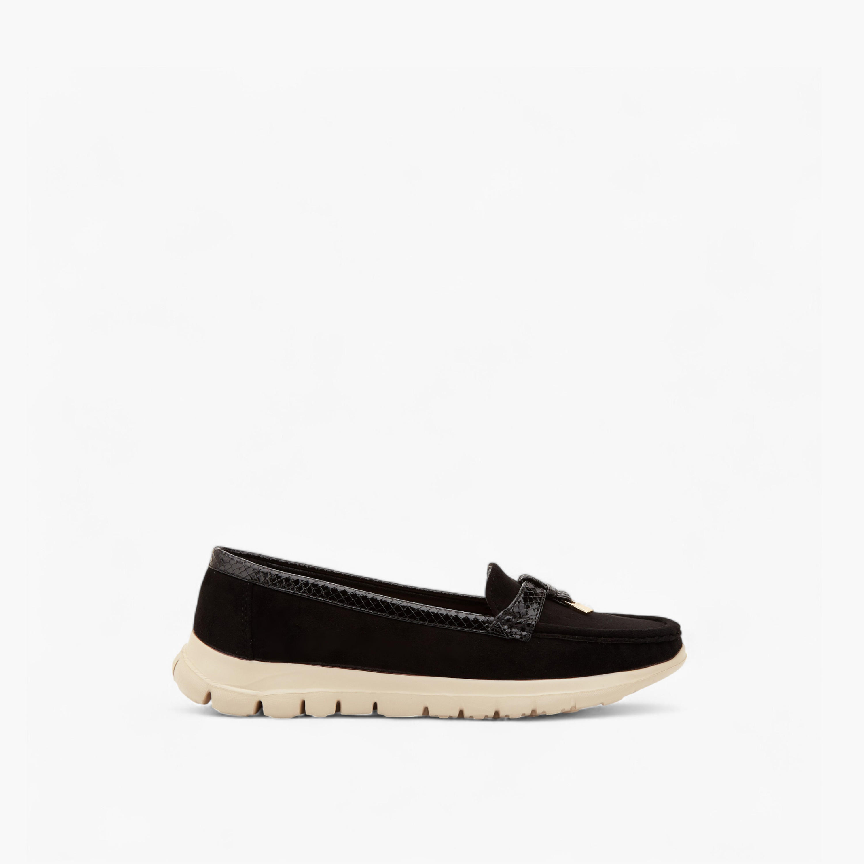 Le Confort Women Charm Detail Suede Loafers-women-shoes-loafersandmoccasins-image-3