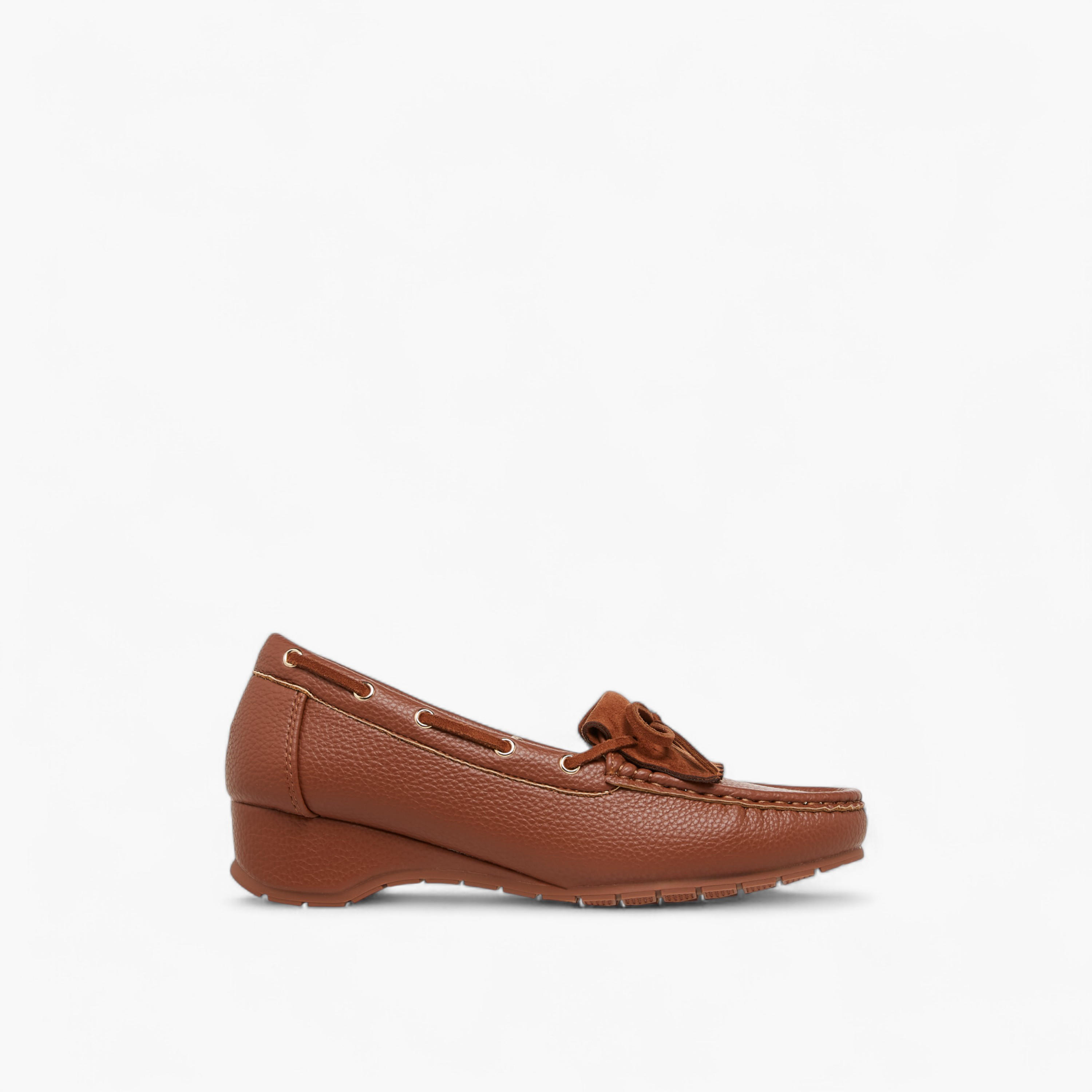 Paprika Fringe Accent Wedge Heel Loafers-women-shoes-loafersandmoccasins-image-3