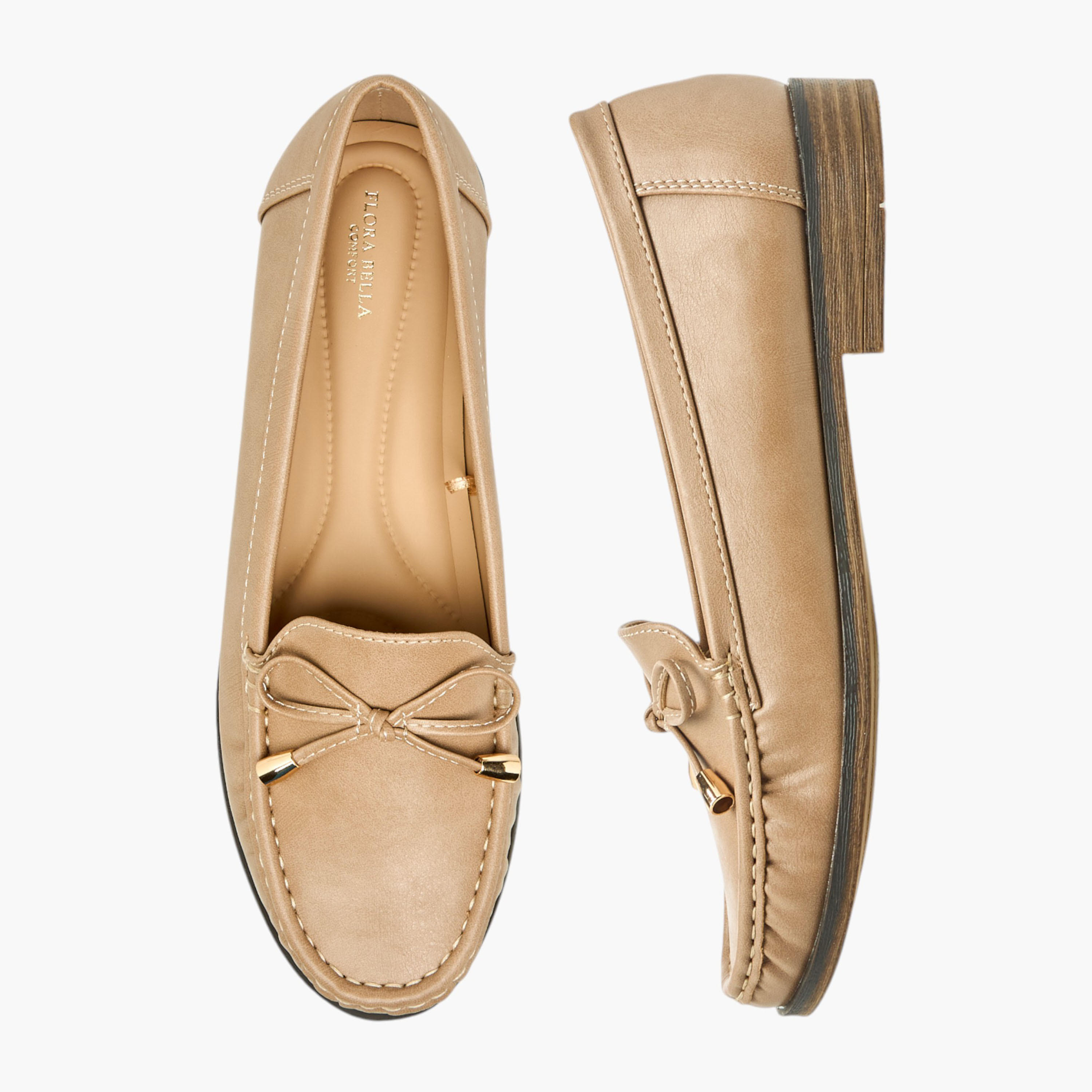Flora Bella Women Bow Detail Loafers-women-shoes-loafersandmoccasins-image-1