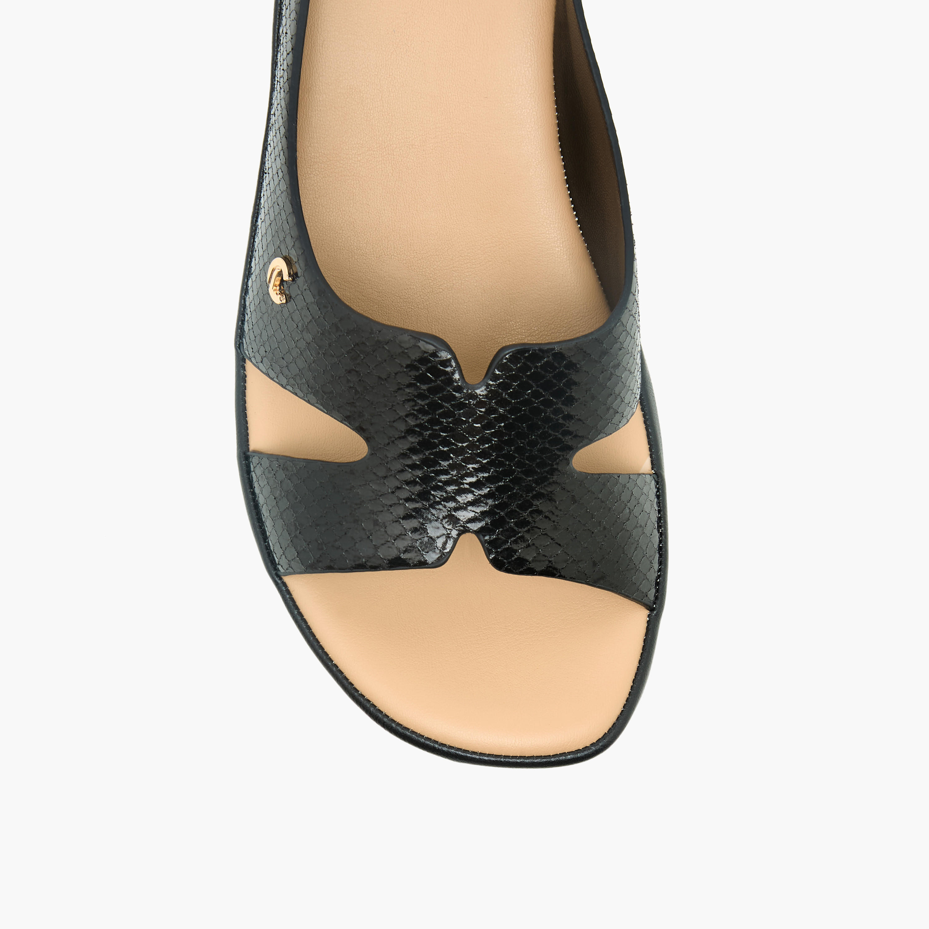 صندل بكعب عريض وأحزمة متقاطعة للنساء من لو كونفور-women-shoes-sandals-heeled-image-4