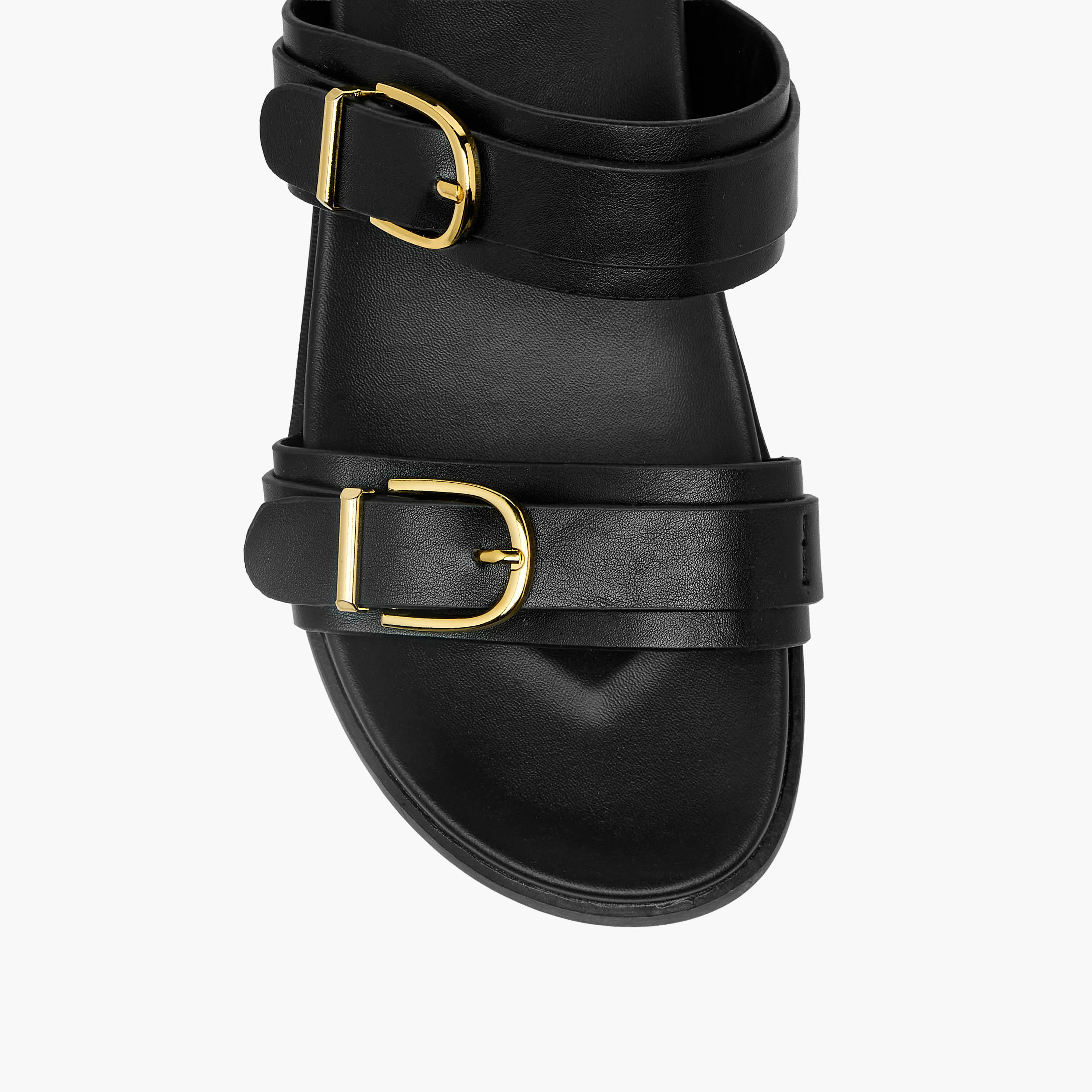 Flora Bella Women Buckle Detail Slide Sandals-women-shoes-flats-sandals-image-3