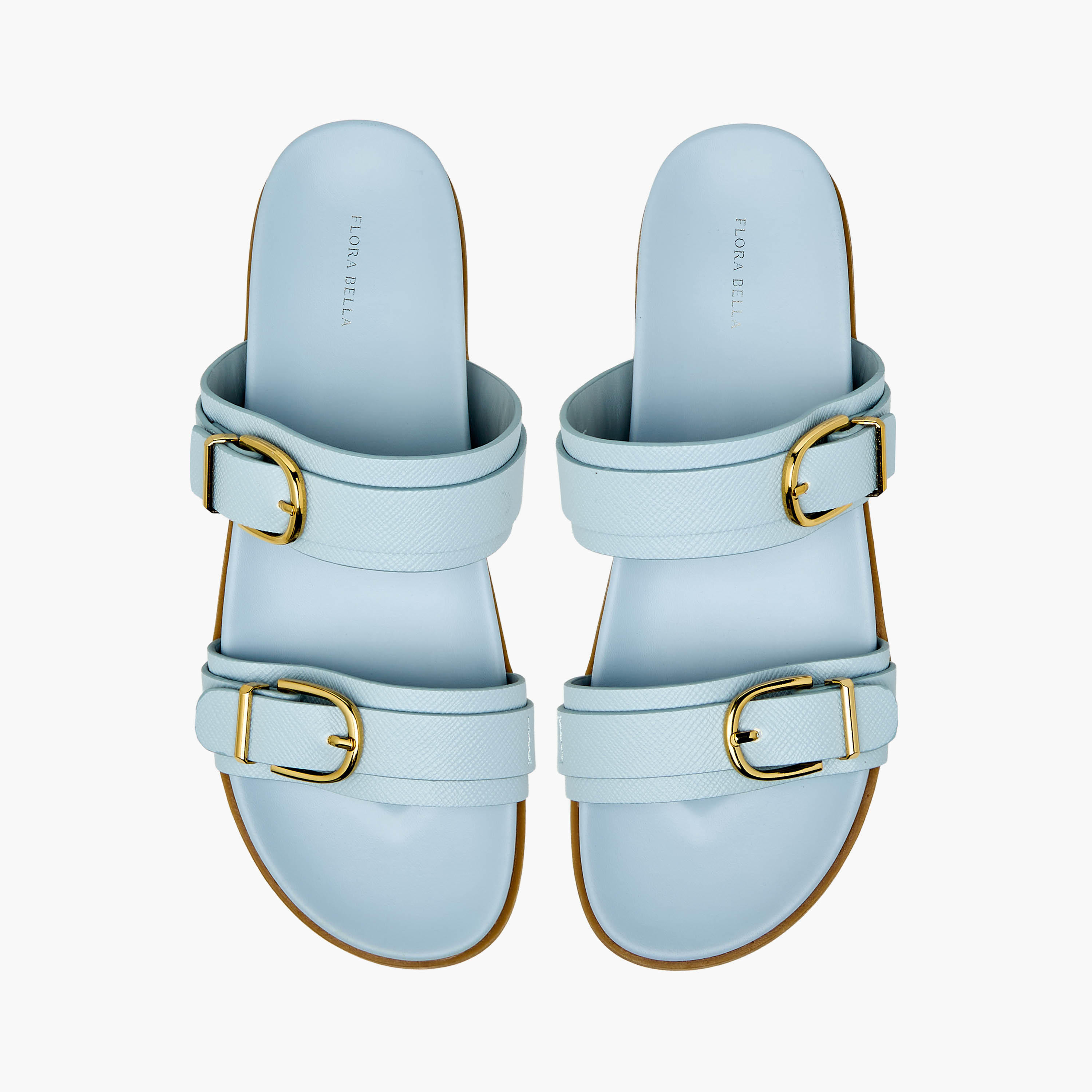 Flora Bella Women Buckle Detail Slide Sandals-women-shoes-flats-sandals-image-1