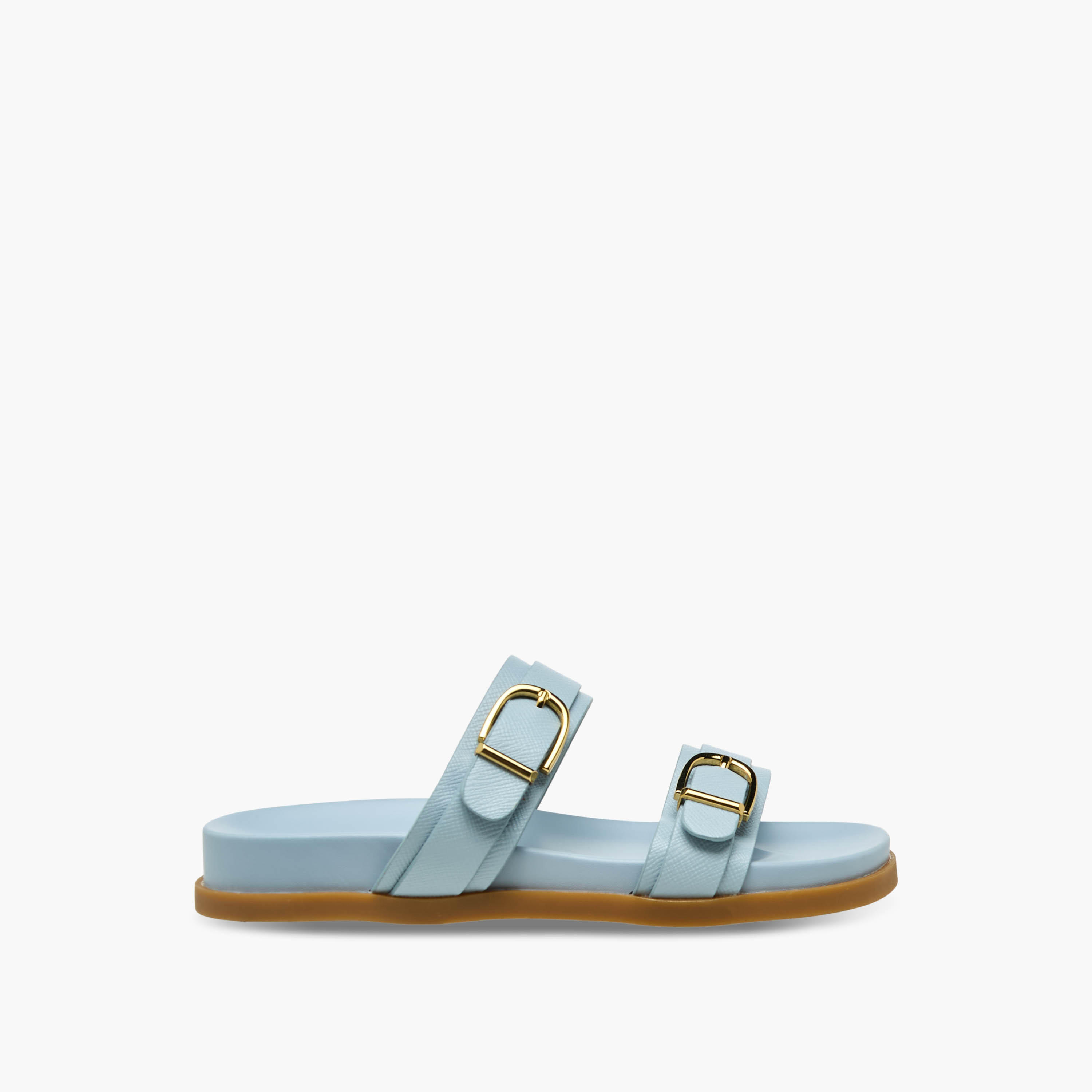 Flora Bella Women Buckle Detail Slide Sandals-women-shoes-flats-sandals-image-2