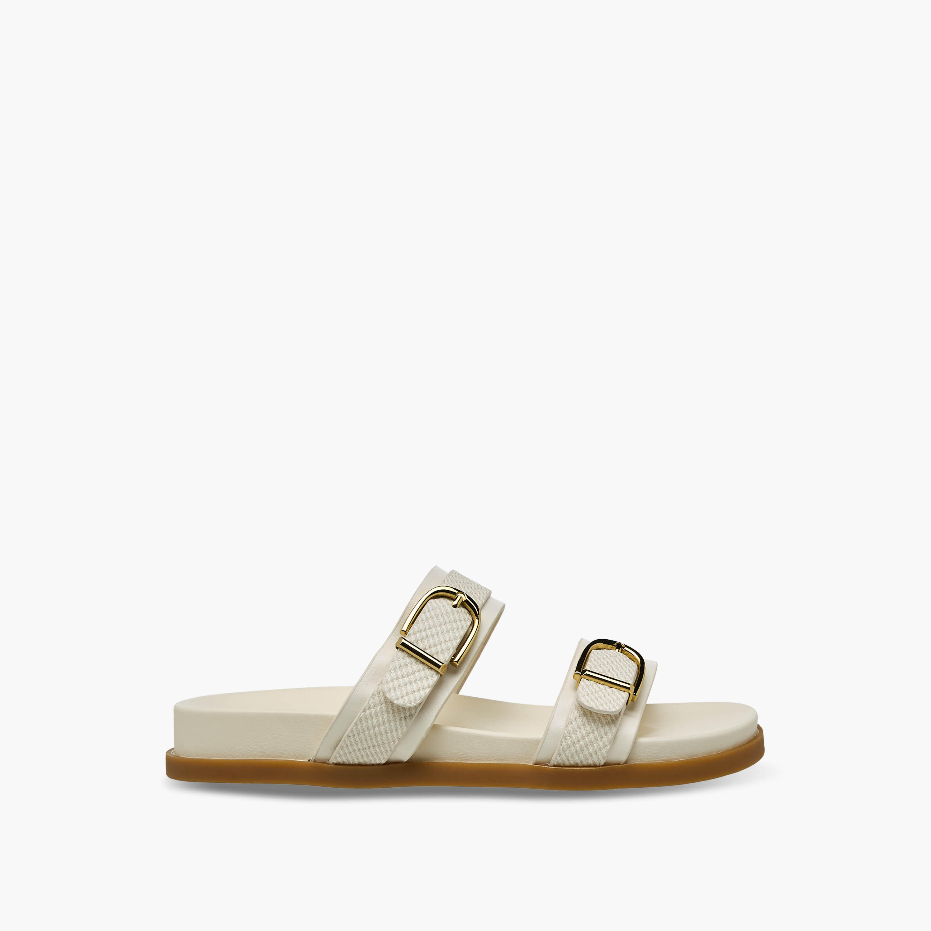 Flora Bella Women Buckle Detail Slide Sandals-women-shoes-flats-sandals-image-2