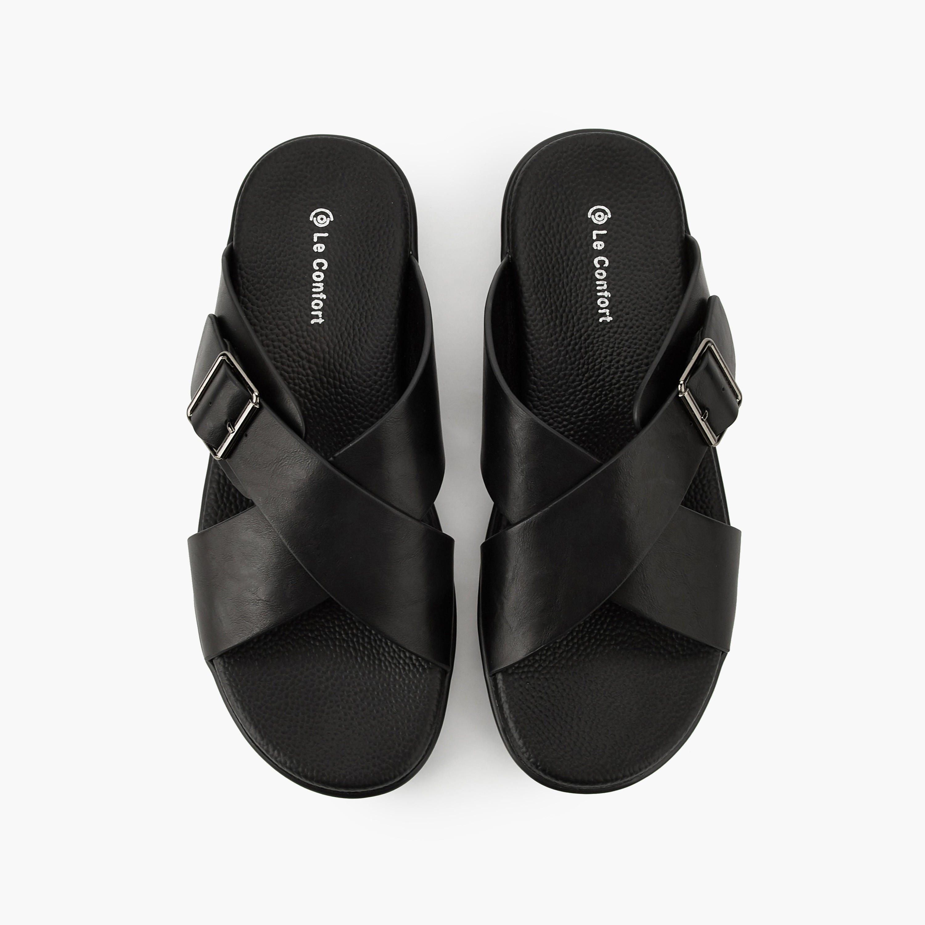 Le Confort Men Cross Strap Sandals-men-shoes-sandals-image-1