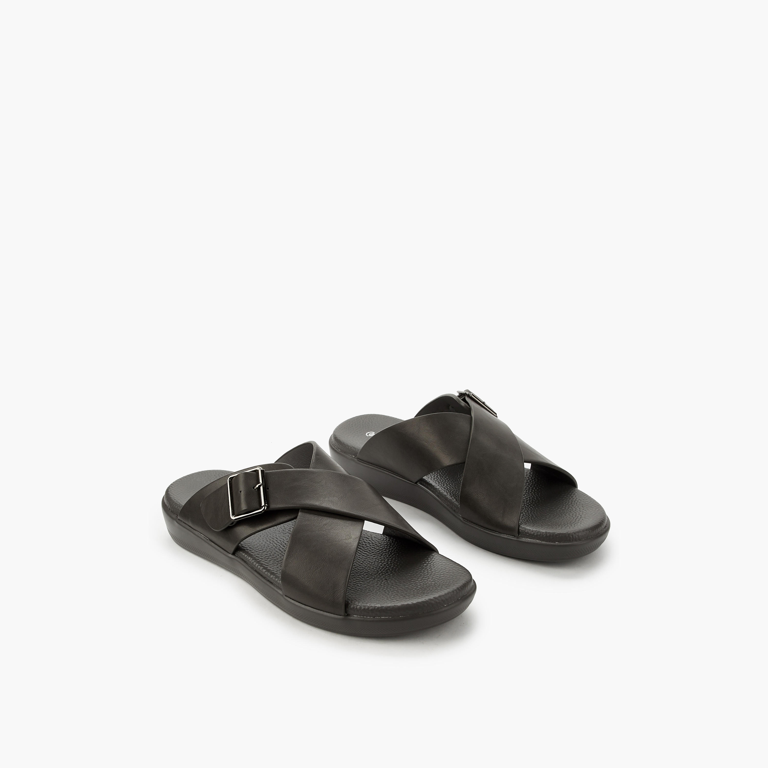 Le Confort Men Cross Strap Sandals-men-shoes-sandals-image-1