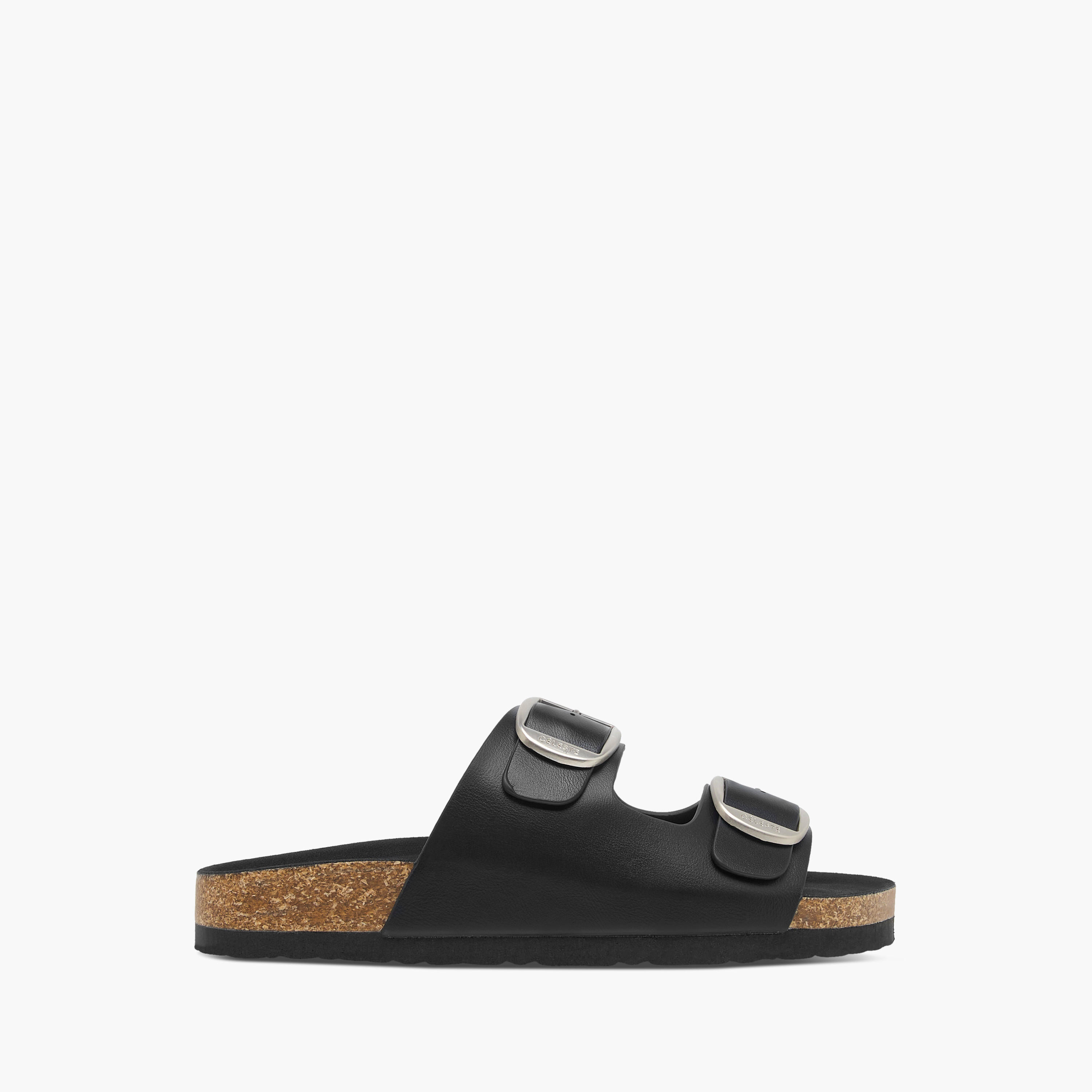 Celeste Women's Buckle Detail Slip-On Flat Sandals-women-shoes-flats-sandals-image-2