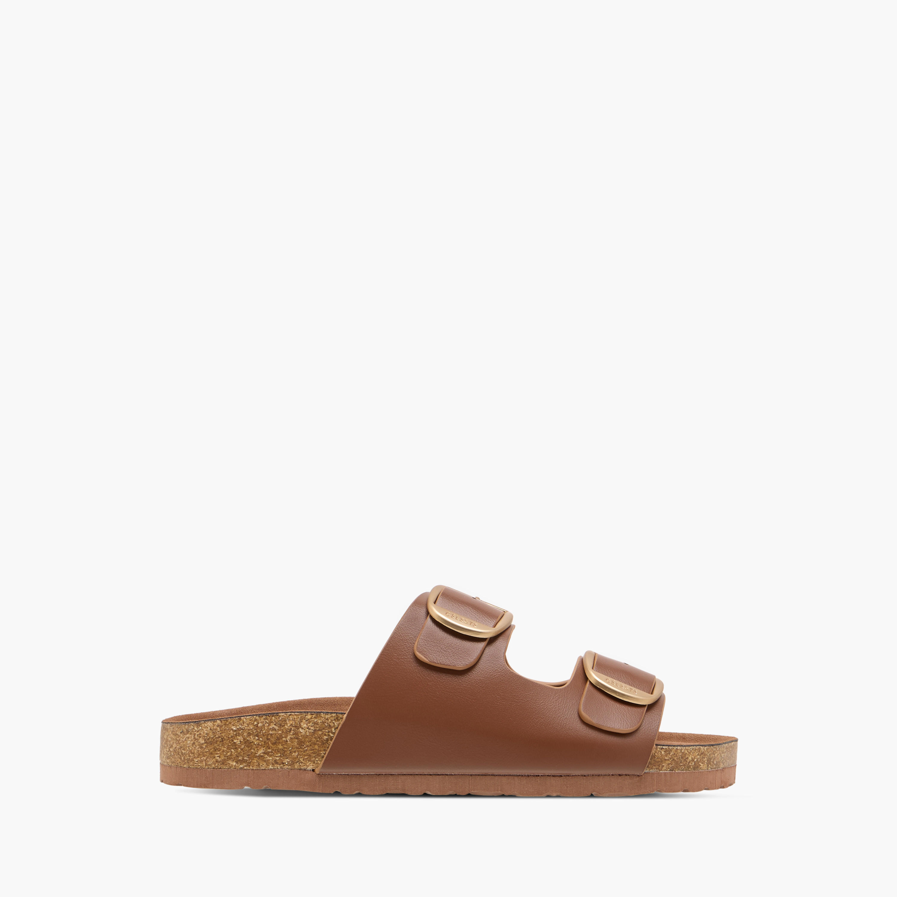 Celeste Women's Buckle Detail Slip-On Flat Sandals-women-shoes-flats-sandals-image-6