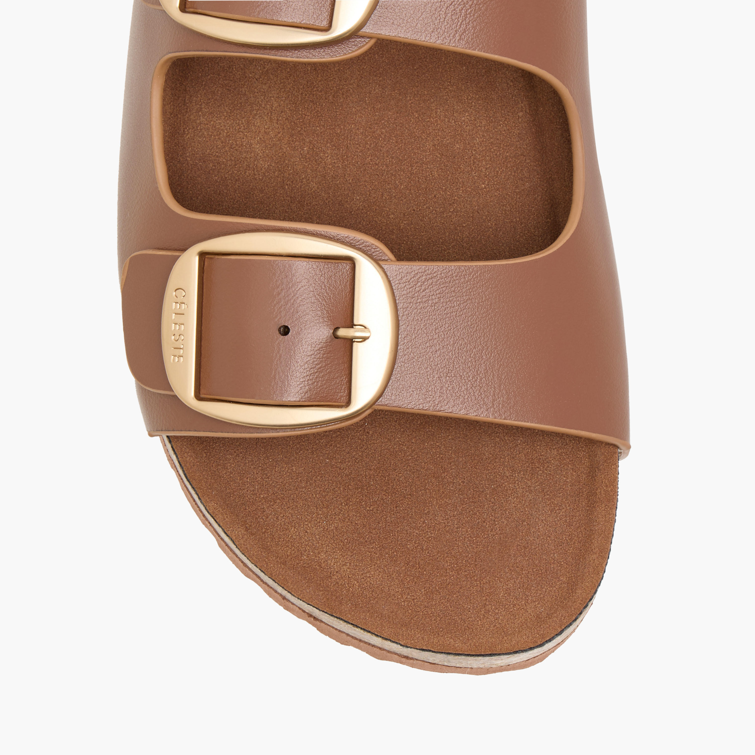 Celeste Women's Buckle Detail Slip-On Flat Sandals-women-shoes-flats-sandals-image-7