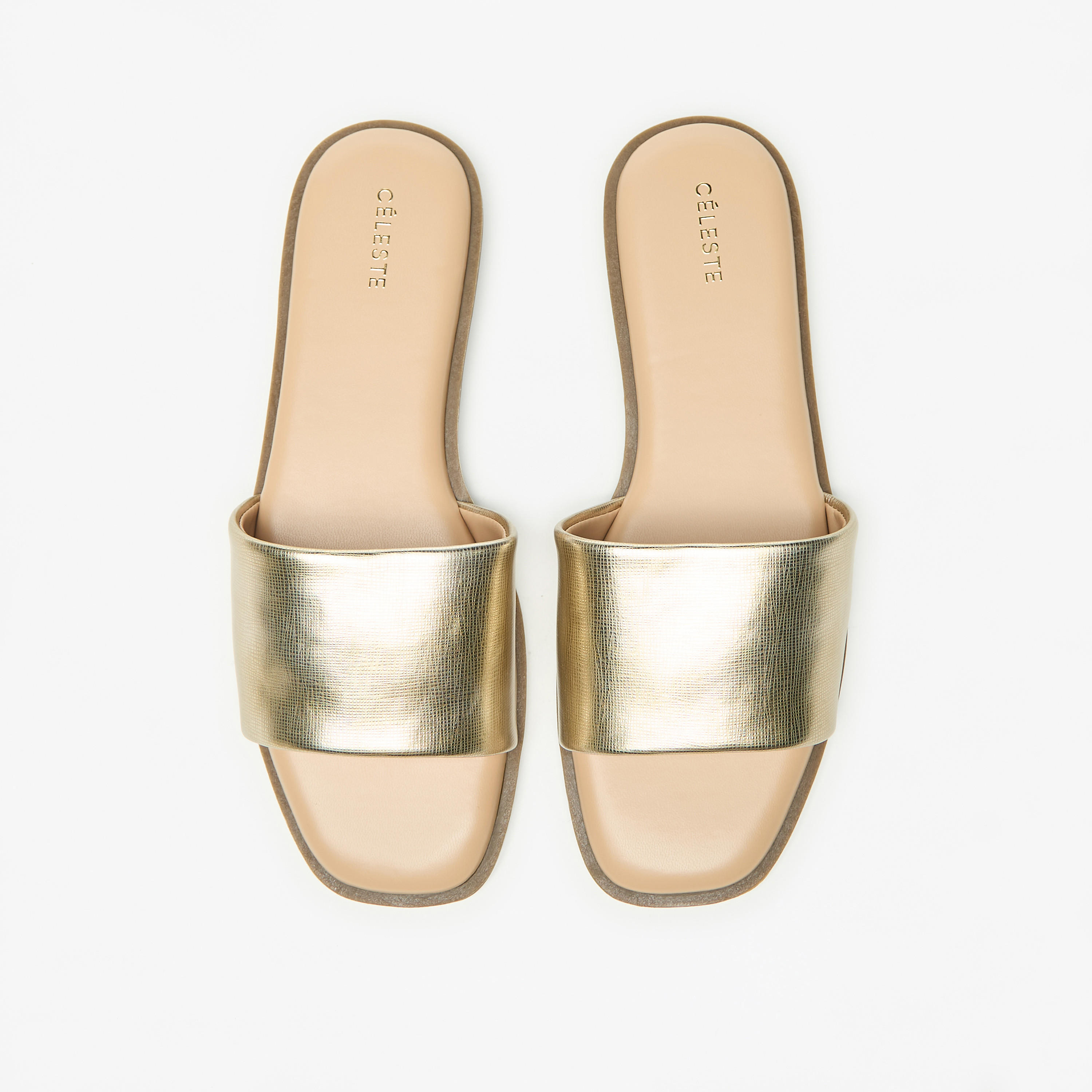 Celeste Women's Solid Slip-On Slides-women-shoes-flats-sandals-image-1