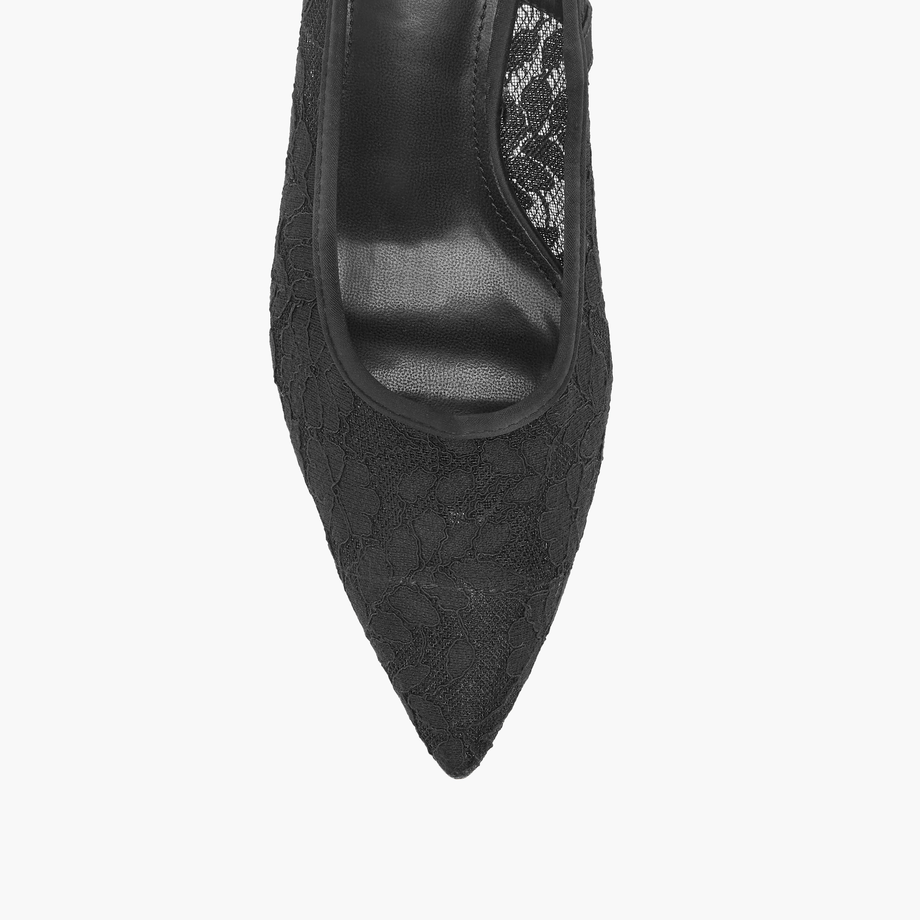 حذاء كلاسيكي سهل الارتداء بدانتيل ارز الملمس بكعب ستيليتو من فلورا بيلا-women-shoes-heels-image-4