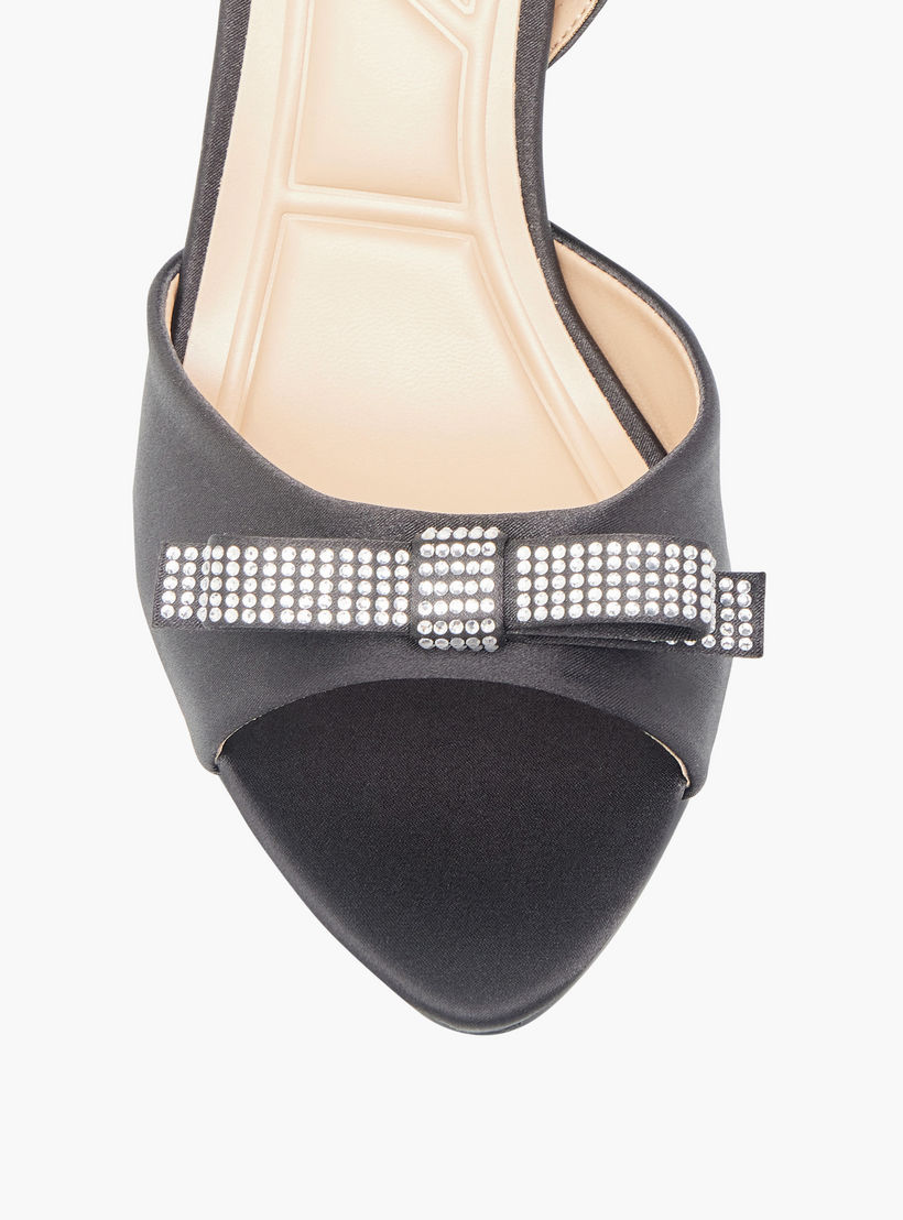 Celeste Women's Embellished Bow Slingback Sandals with Stiletto Heels-women-shoes-sandals-heeled-image-4