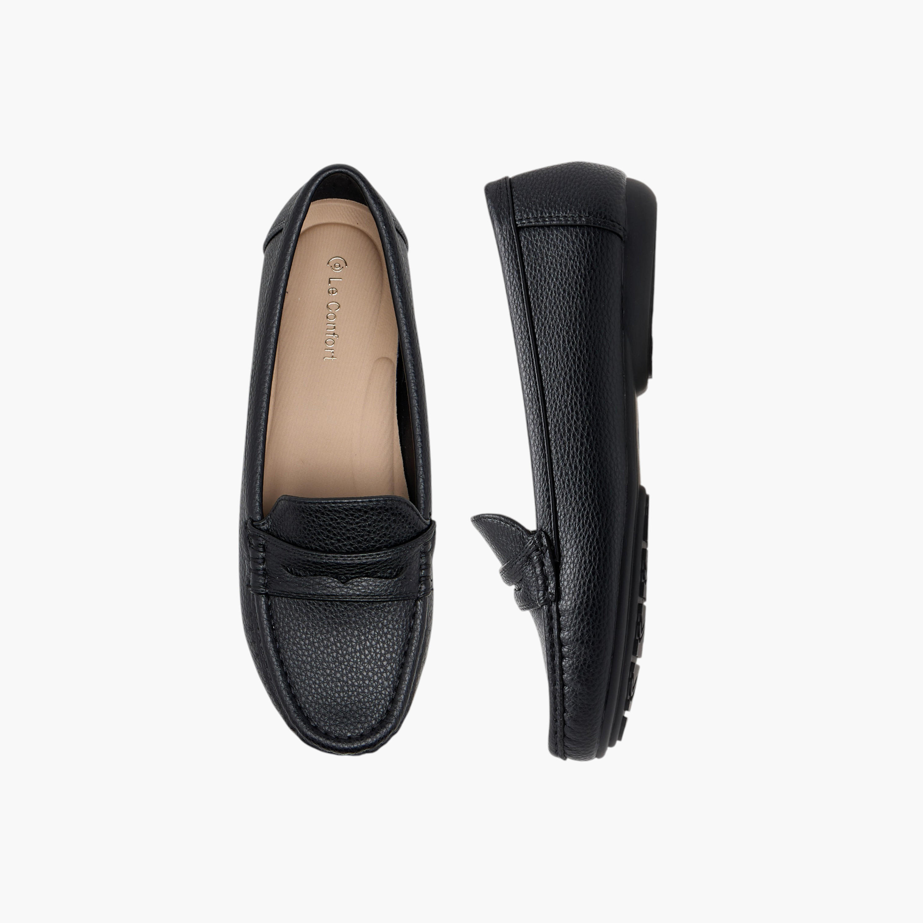 Le Confort Solid Slip-On Moccasins-women-shoes-loafersandmoccasins-image-1