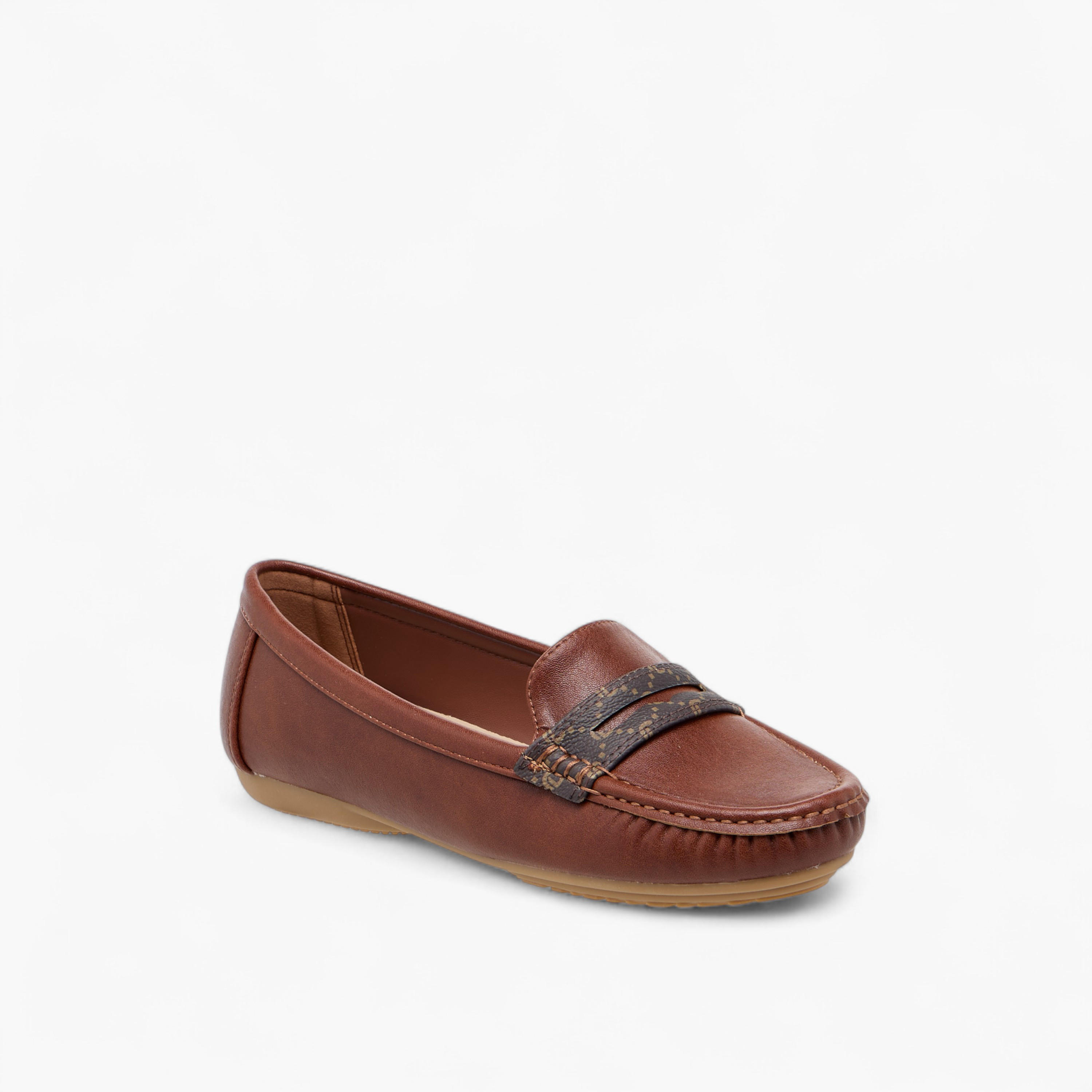 Le Confort Monogram Print Slip-On Moccasins-women-shoes-loafersandmoccasins-image-2