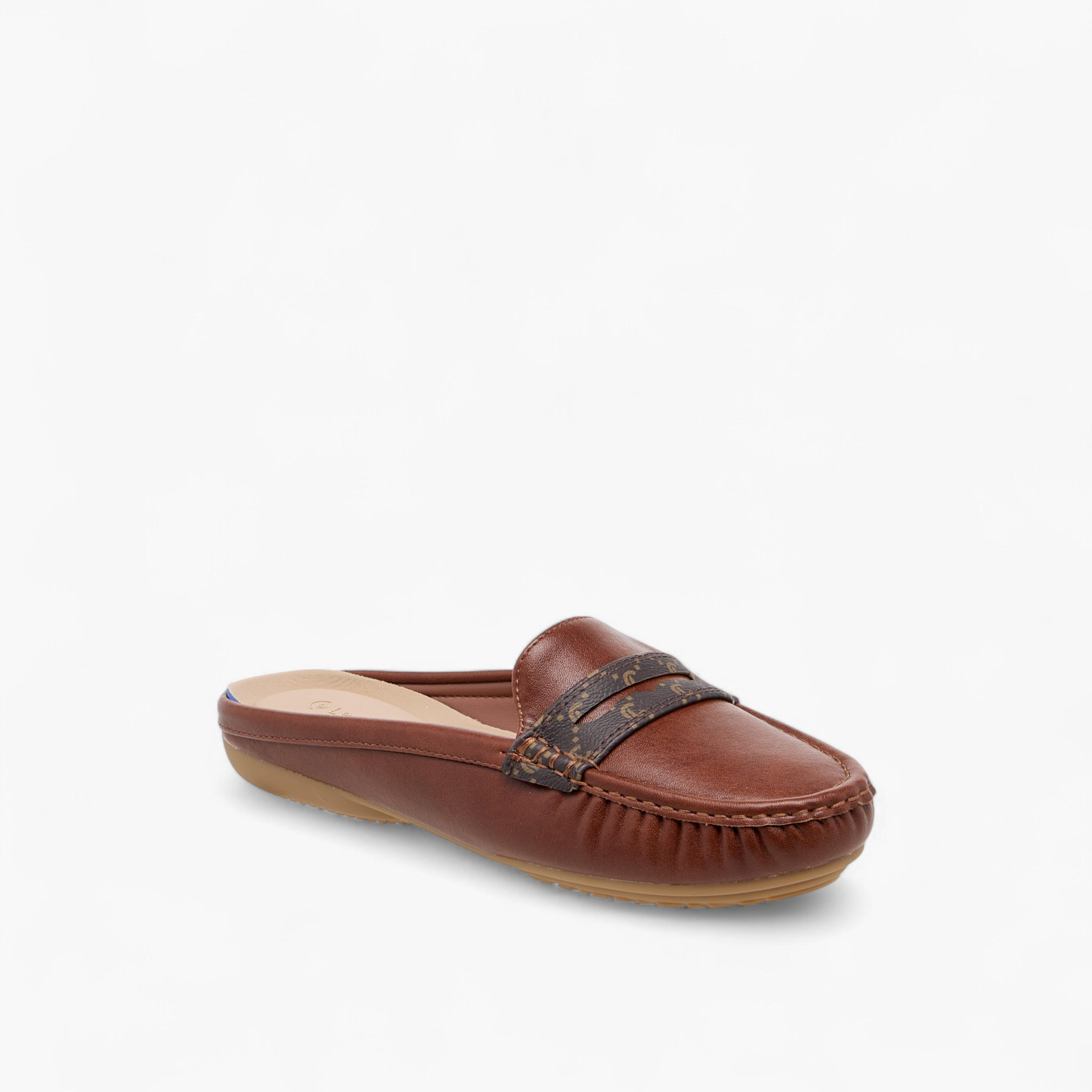 Le Confort Slip-On Mules with Monogram Print Detail-women-shoes-flats-mules-image-3