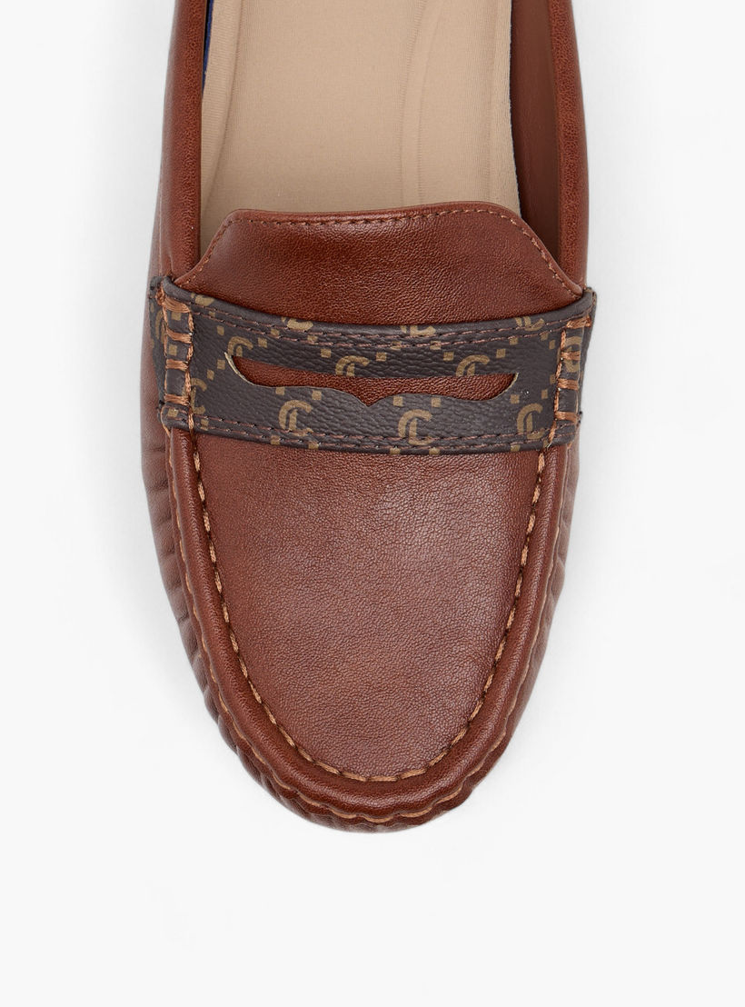 Le Confort Slip-On Mules with Monogram Print Detail-women-shoes-flats-mules-image-5
