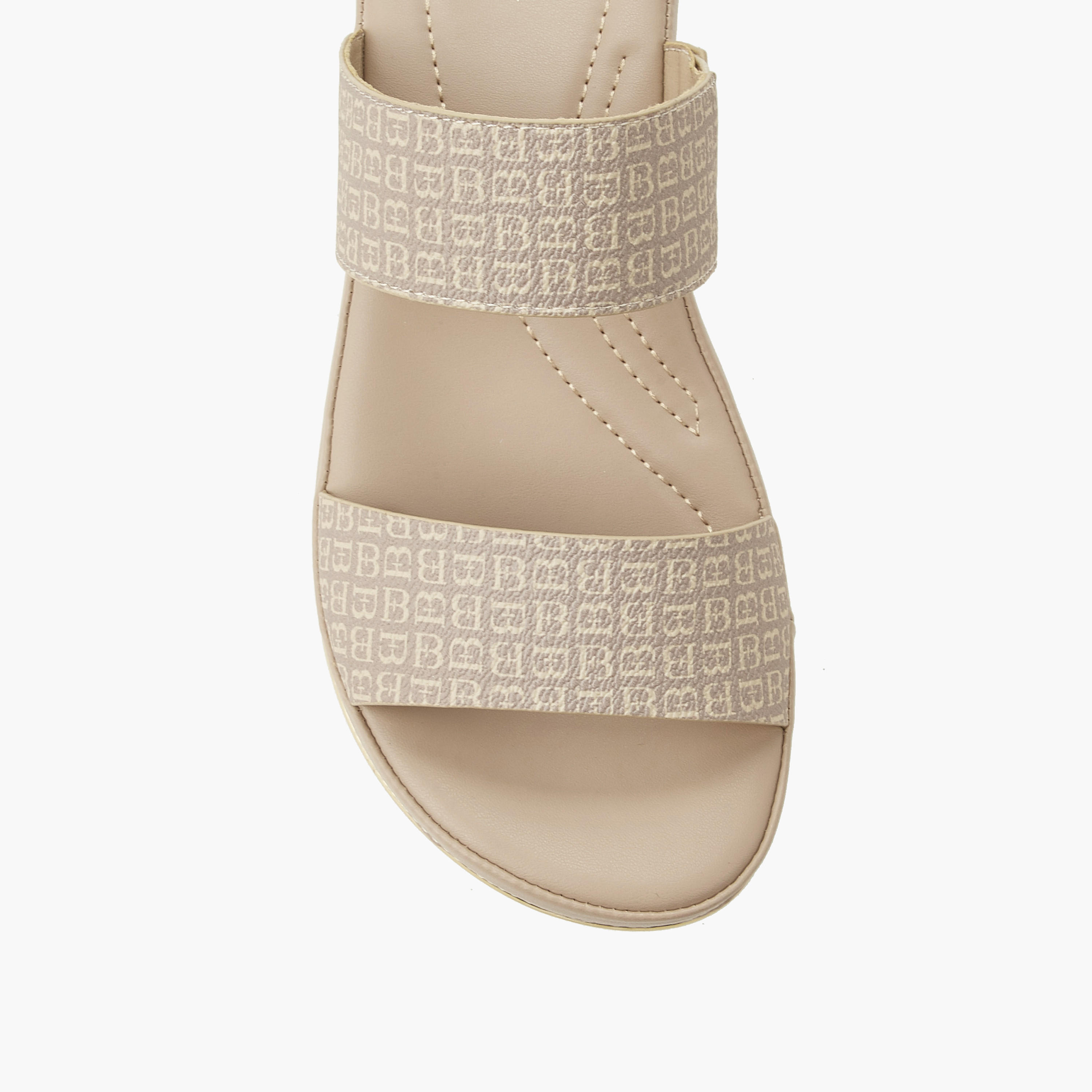 Flora Bella Women Monogram Print Wedge Sandals-women-shoes-flats-sandals-image-9