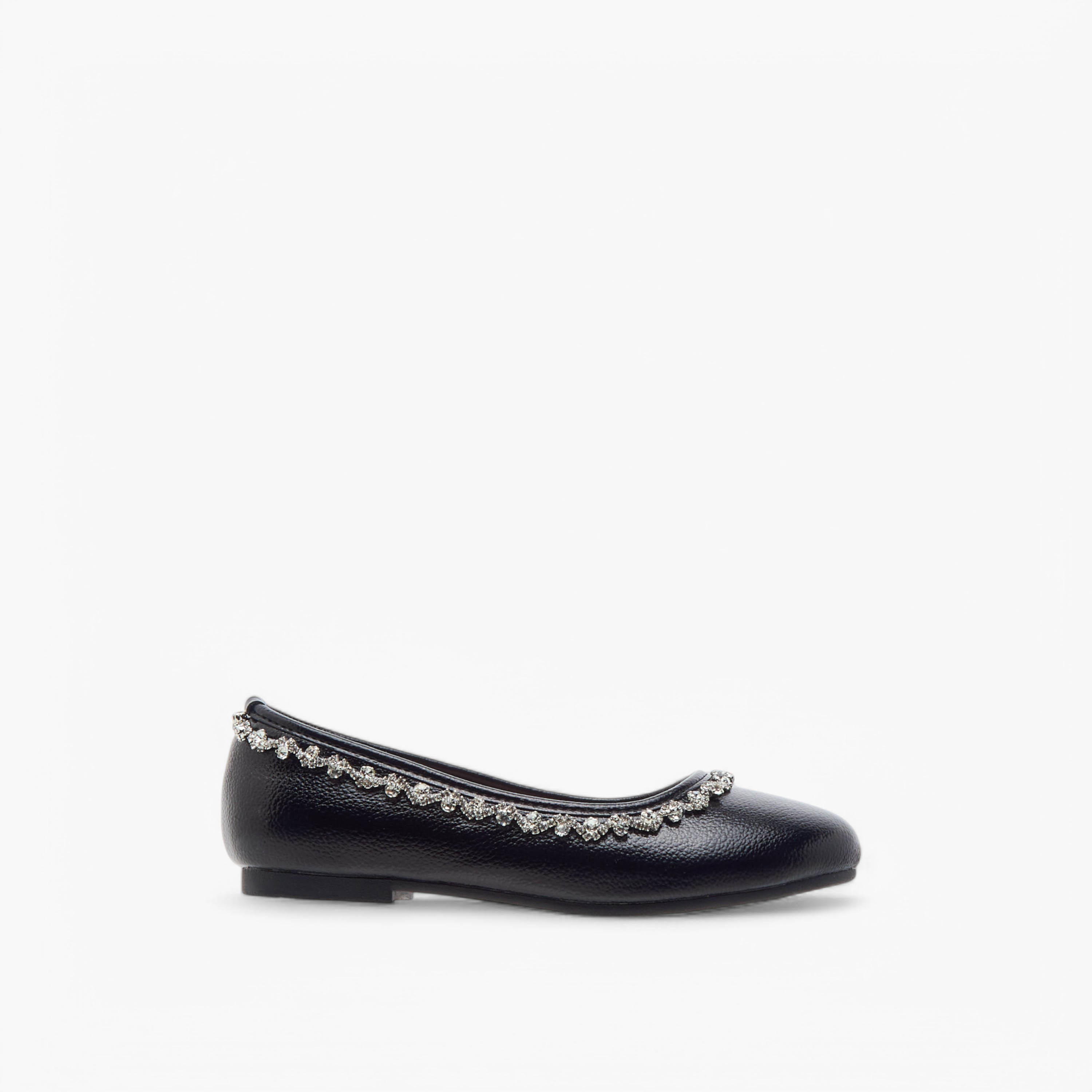 Celeste Girls' Rhinestone Embellished Slip-On Ballerina Shoes-girls-shoes-ballerinas-image-3
