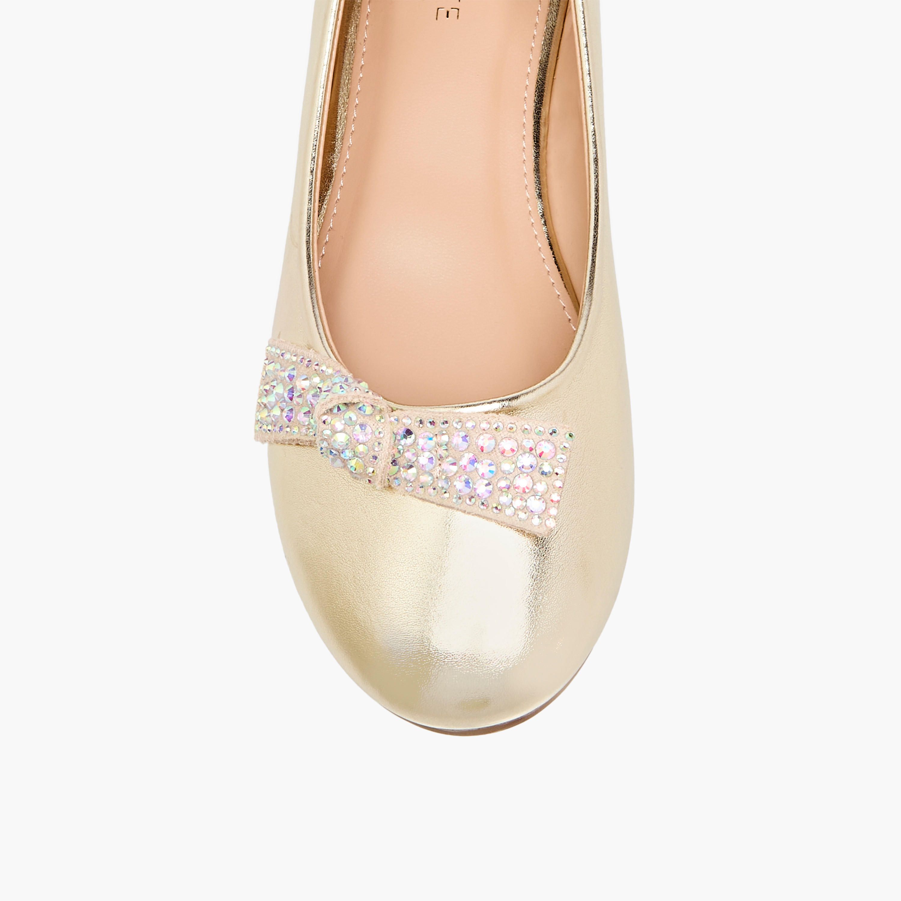 حذاء باليرينا سهل الارتداء مرصع وتفاصيل فيونكة من سيليست-girls-shoes-ballerinas-image-4
