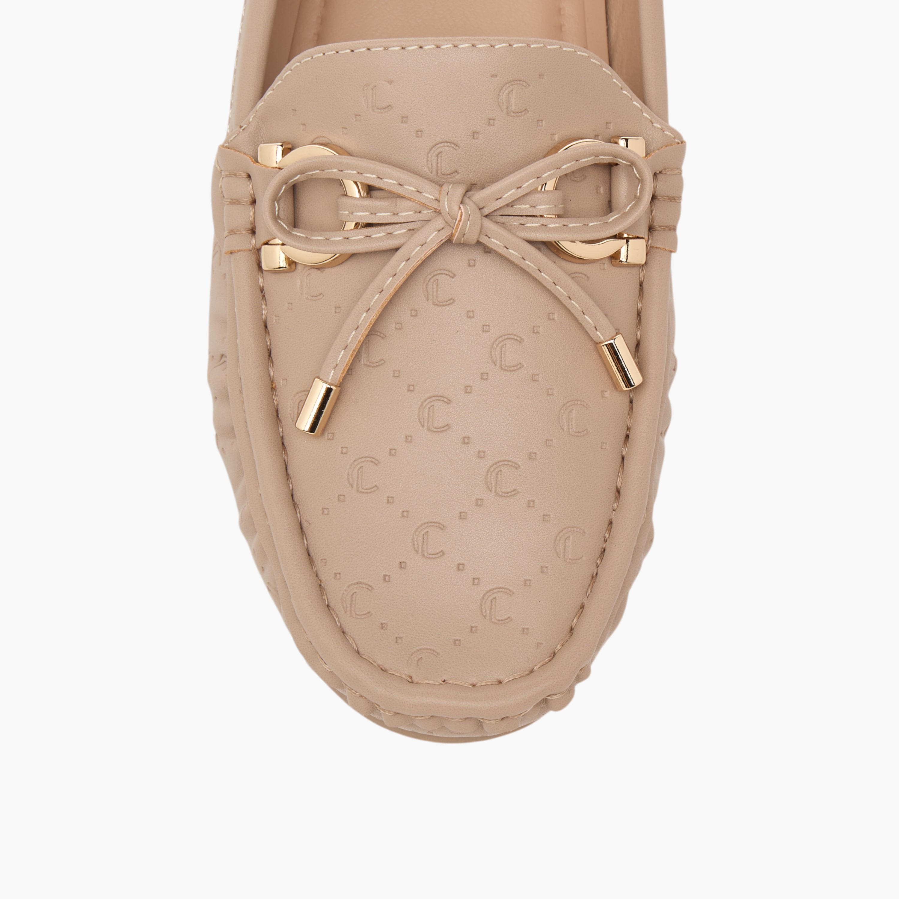 Le Confort Women Bow Accent Slip-On Loafers-women-shoes-flats-loafers-image-4