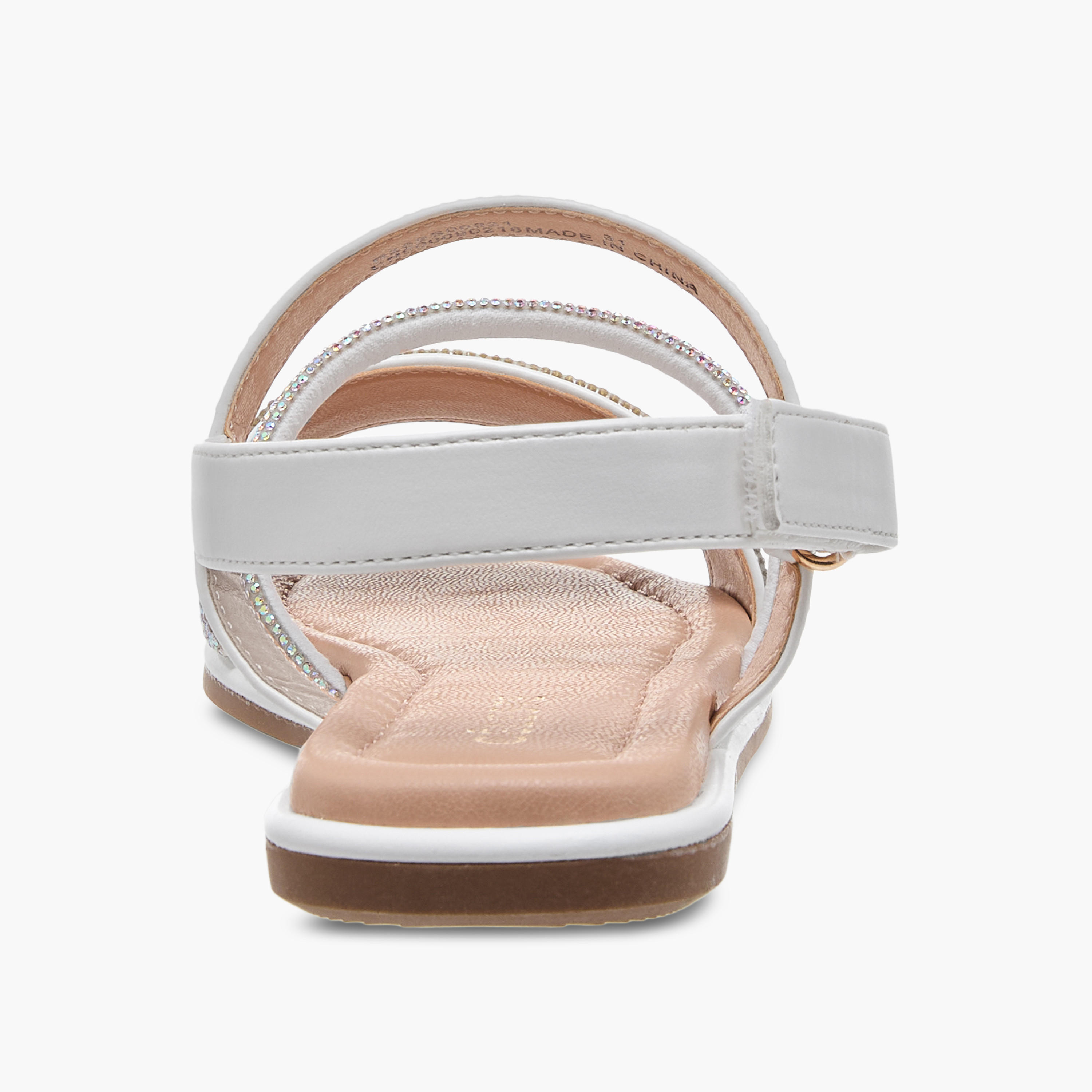 Celeste Girls' Embellished Open Toe Sandals with Hook and Loop Closure-girls-shoes-sandals-image-4