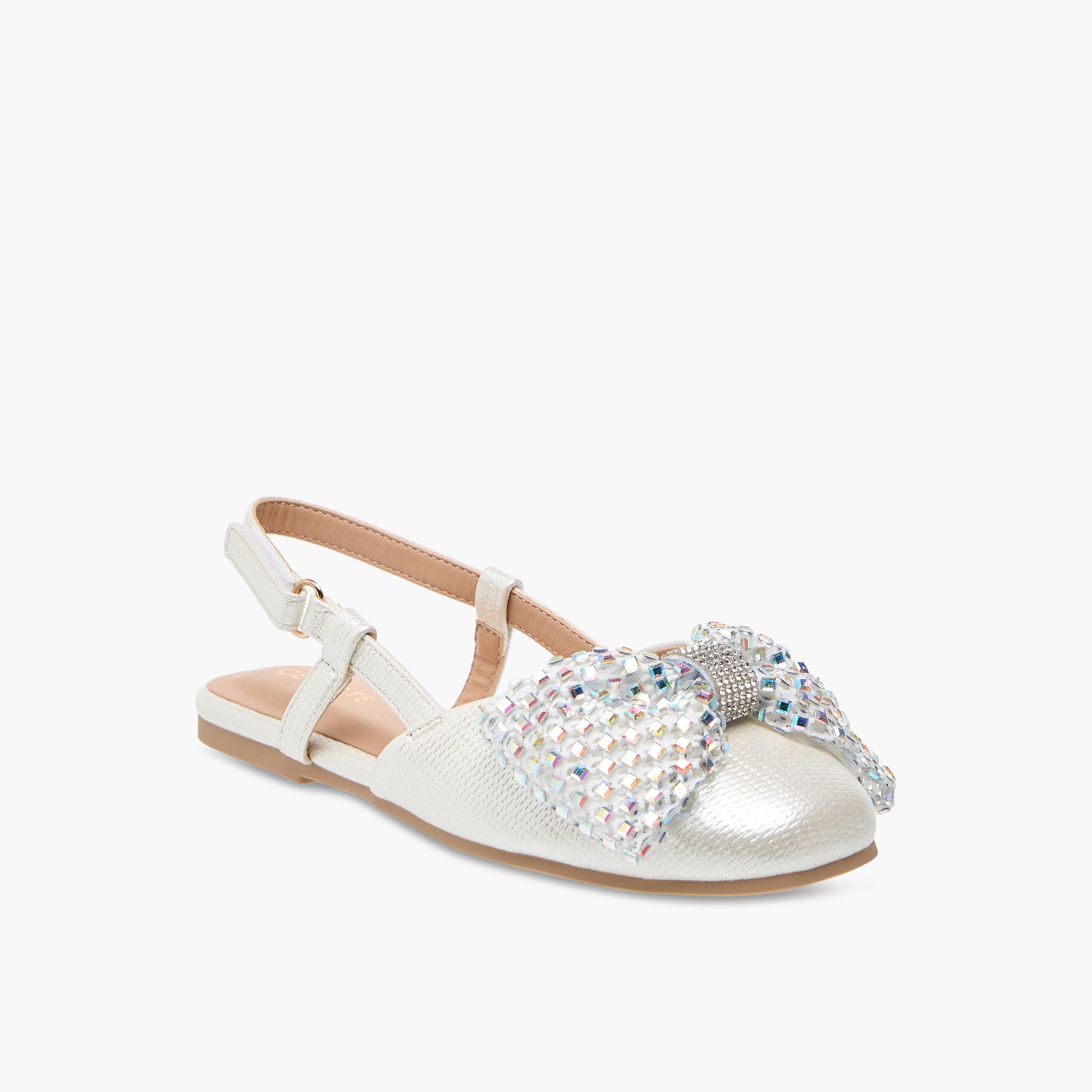 صندل بفيونكة مزينة وشريط إغلاق لاصق للبنات من سيليست-girls-shoes-sandals-image-7