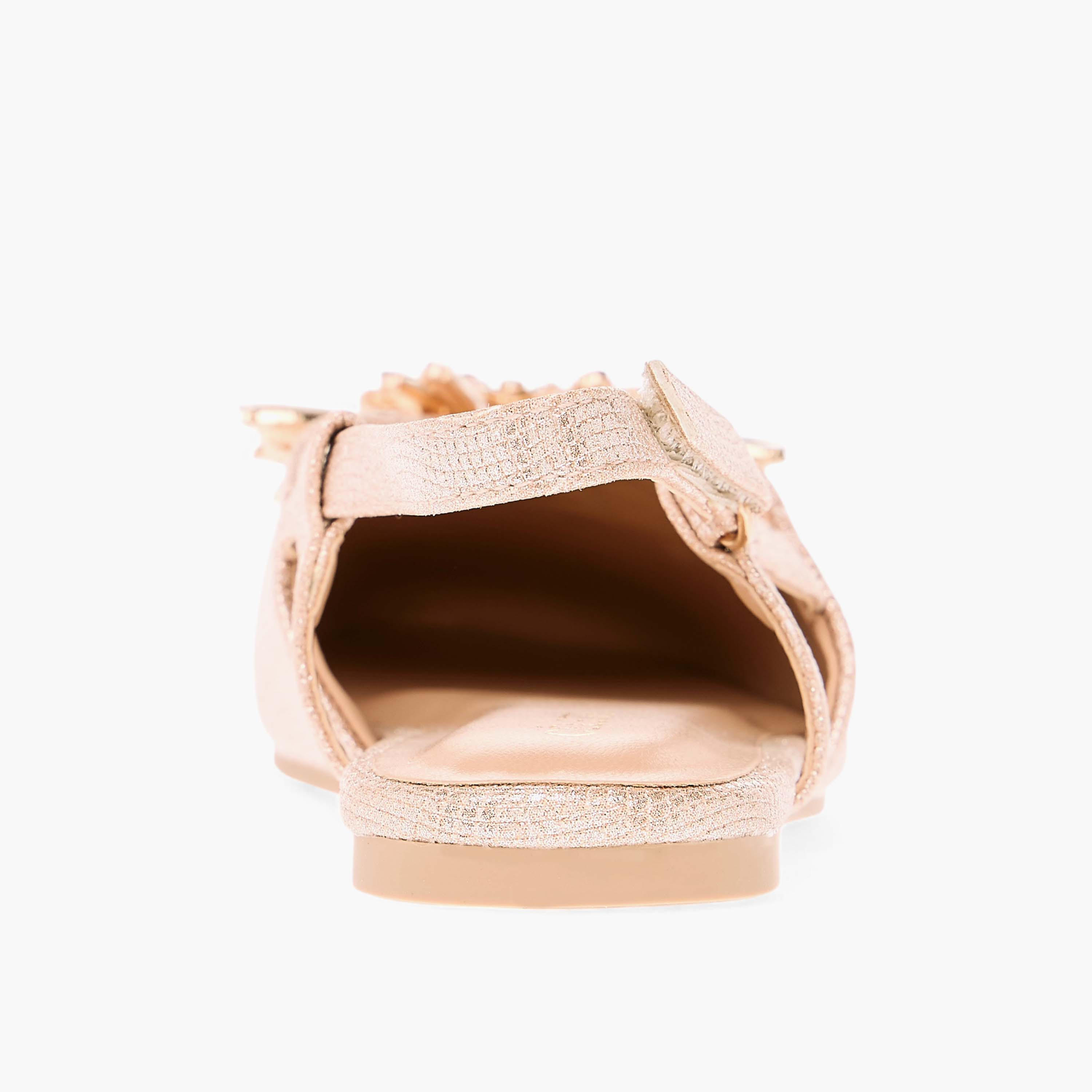 صندل بشريط إغلاق لاصق بزينة فراشة للبنات من سيليست-girls-shoes-sandals-image-10