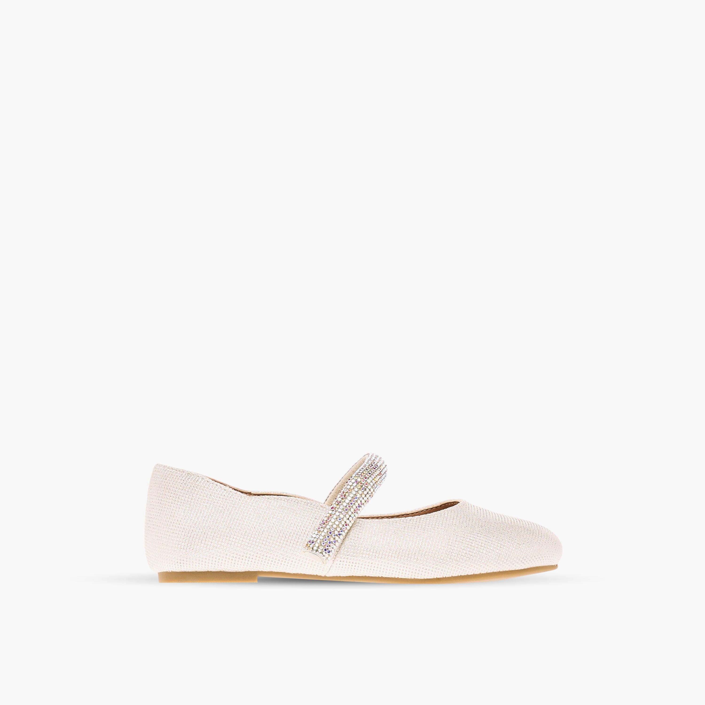 Celeste Girls' Embellished Ballerina Shoes with Hook and Loop Closure-girls-shoes-maryjanes-image-3