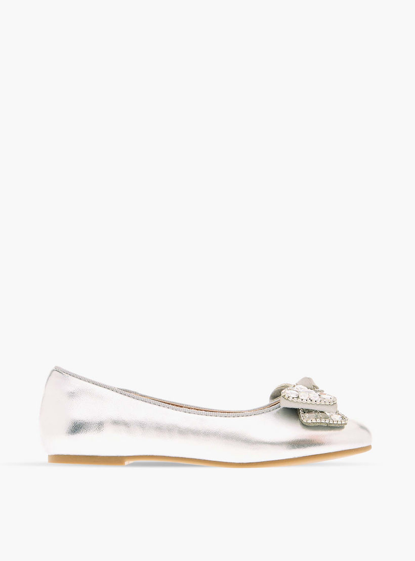 حذاء باليرينا مزين بزخارف فيونكة للبنات من سيليست-girls-shoes-ballerinas-image-3