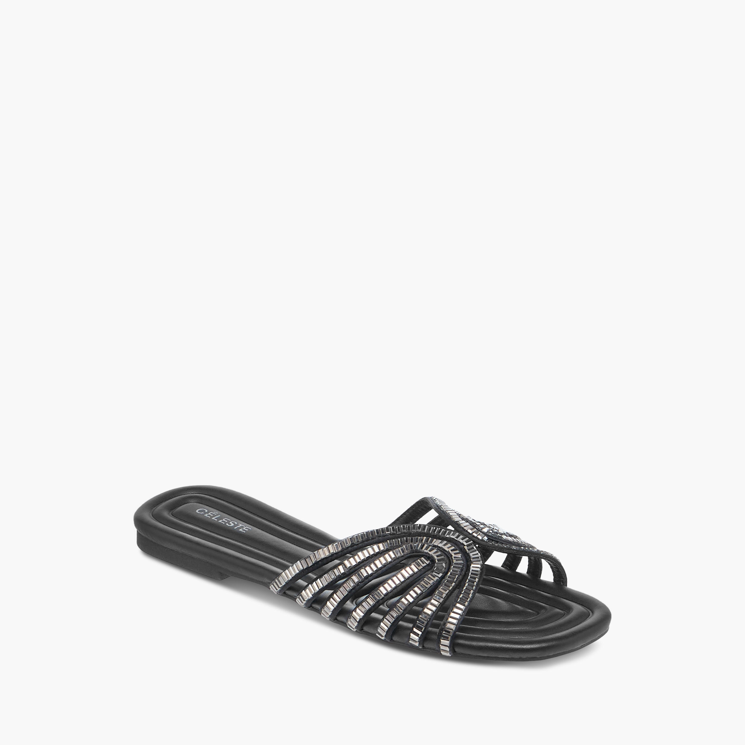 Celeste Women's Embellished Slip-On Sandals-women-shoes-flats-sandals-image-2