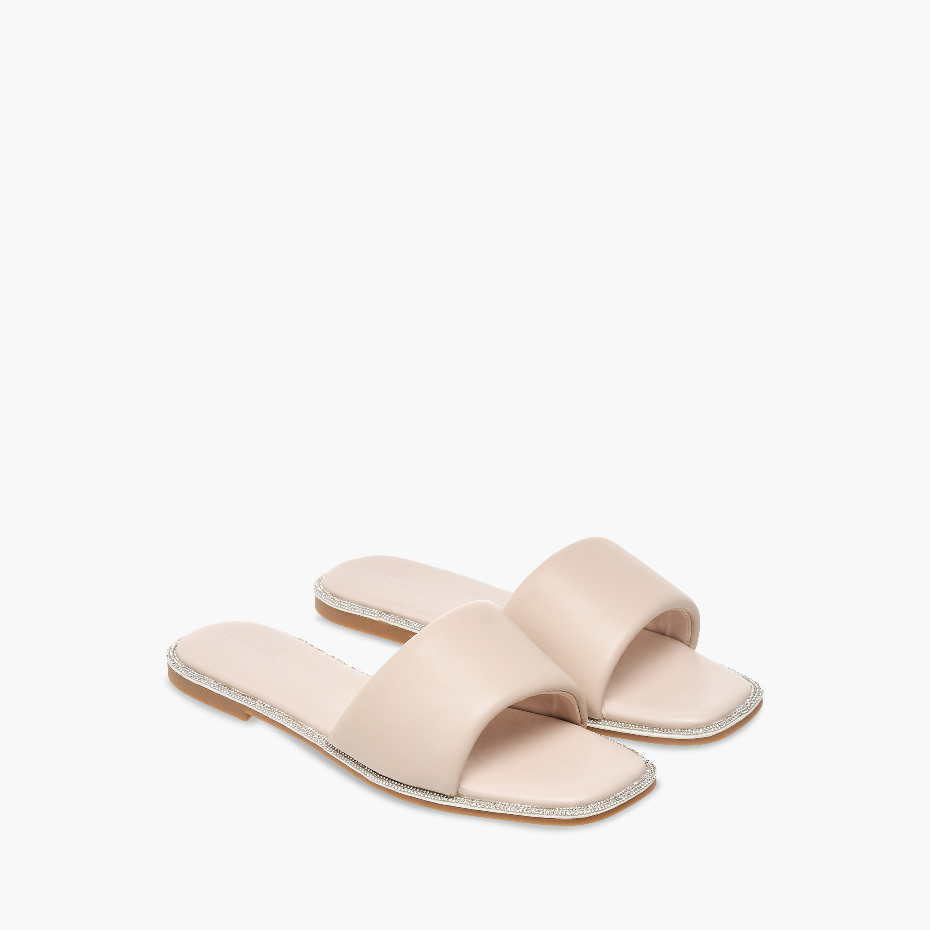 Flora Bella Rhinestone Embellished Slip-On Sandals-women-shoes-flats-sandals-image-1