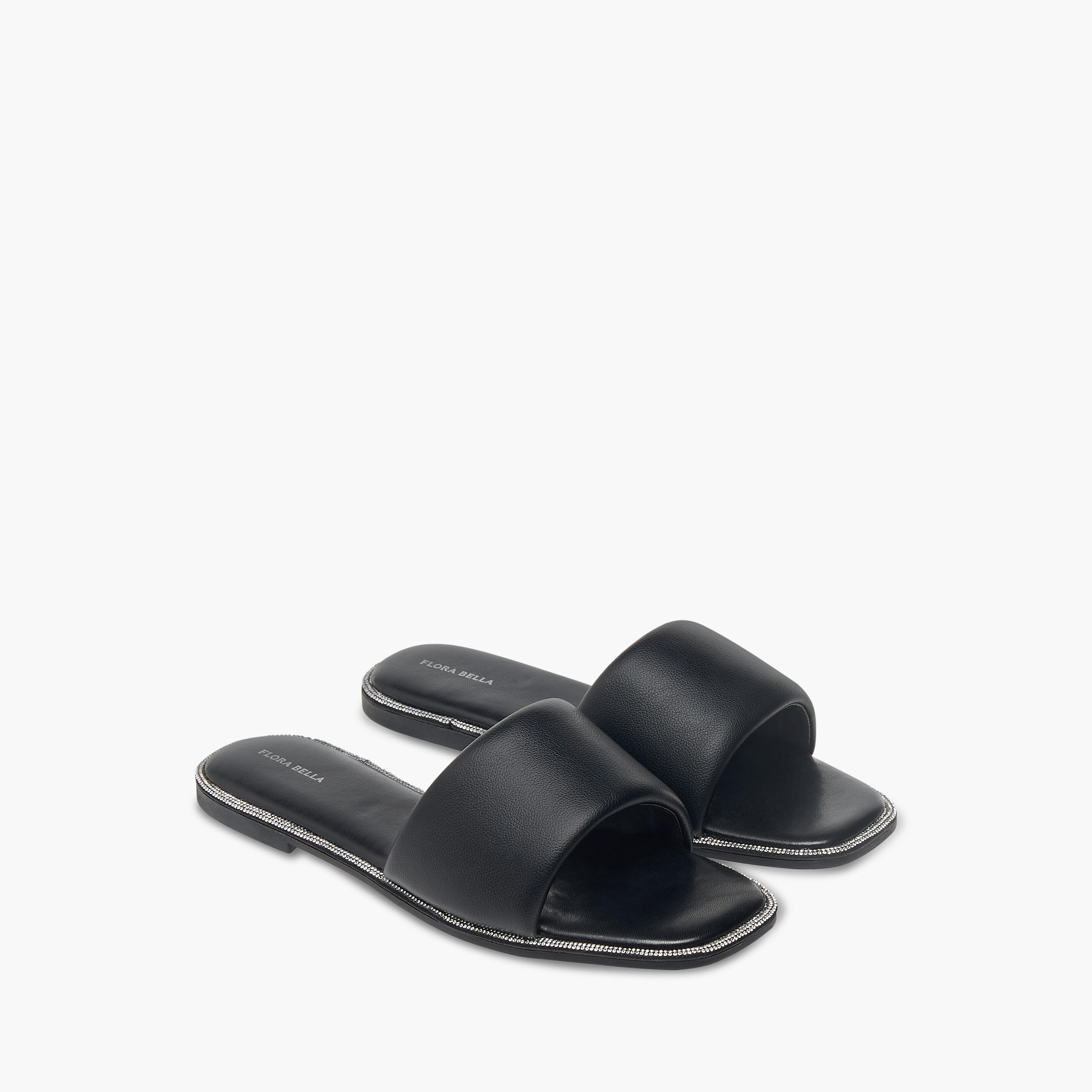 Flora Bella Rhinestone Embellished Slip-On Sandals-women-shoes-flats-sandals-image-1